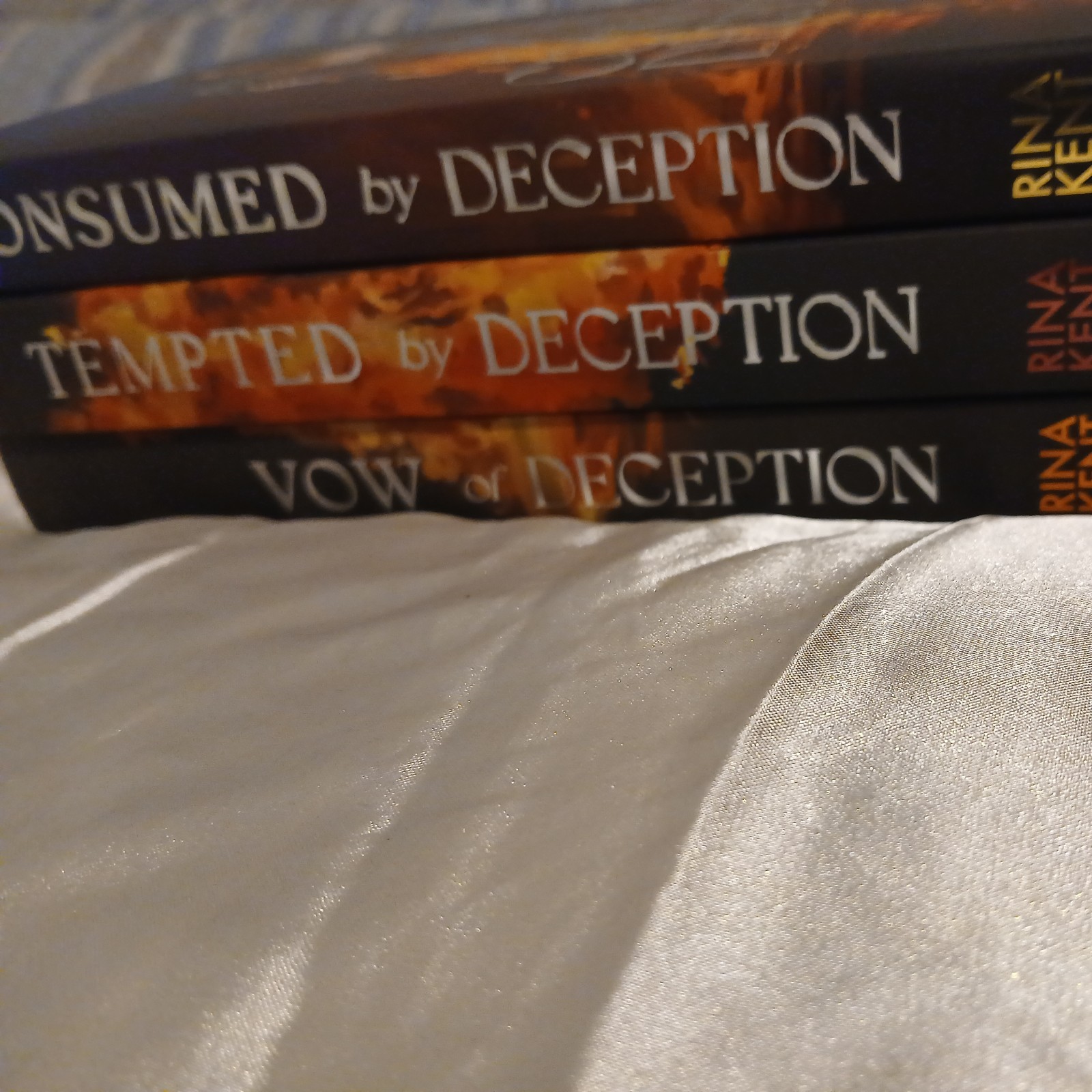 Deception Trilogy Rina Kent Mystic Book Box Special Edition Signed Set New