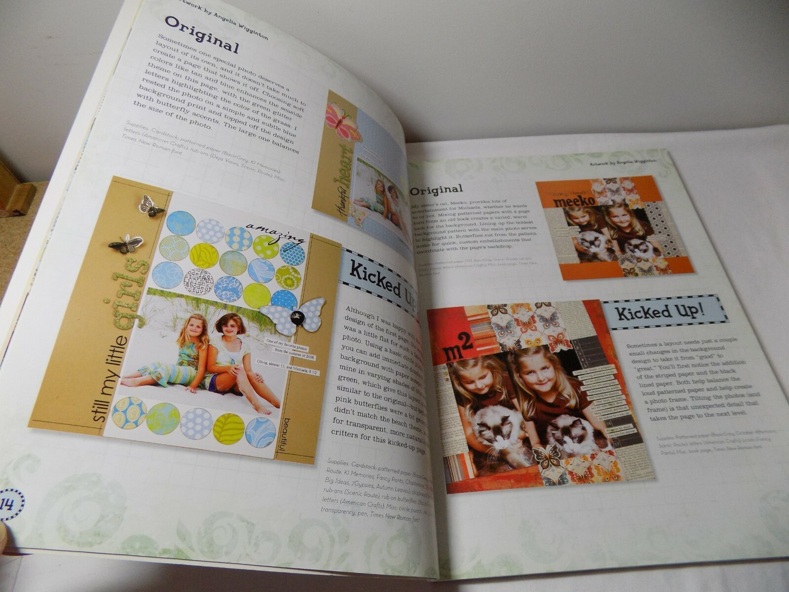 Kick It Up! Adding Spice To Your Scrapbook Layouts Paperback Book 126 Pages VGC