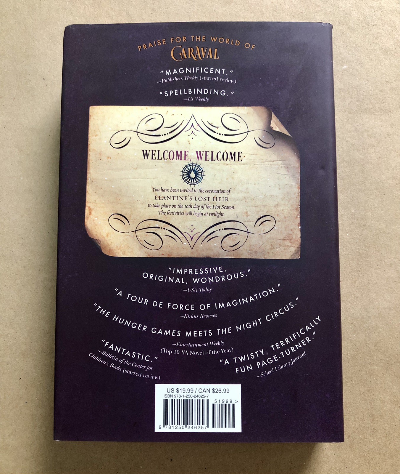 Finale, Stephanie Garber, AUTHOR SIGNED, 2019 HC/DJ, 1ST EDITION 1ST PRINT, VG+