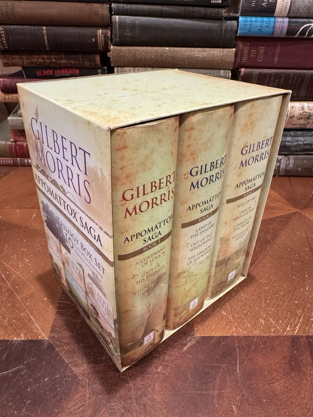 #1-10 In 3 HC Books The Appomattox Saga Gilbert Morris complete Series DJ VTG