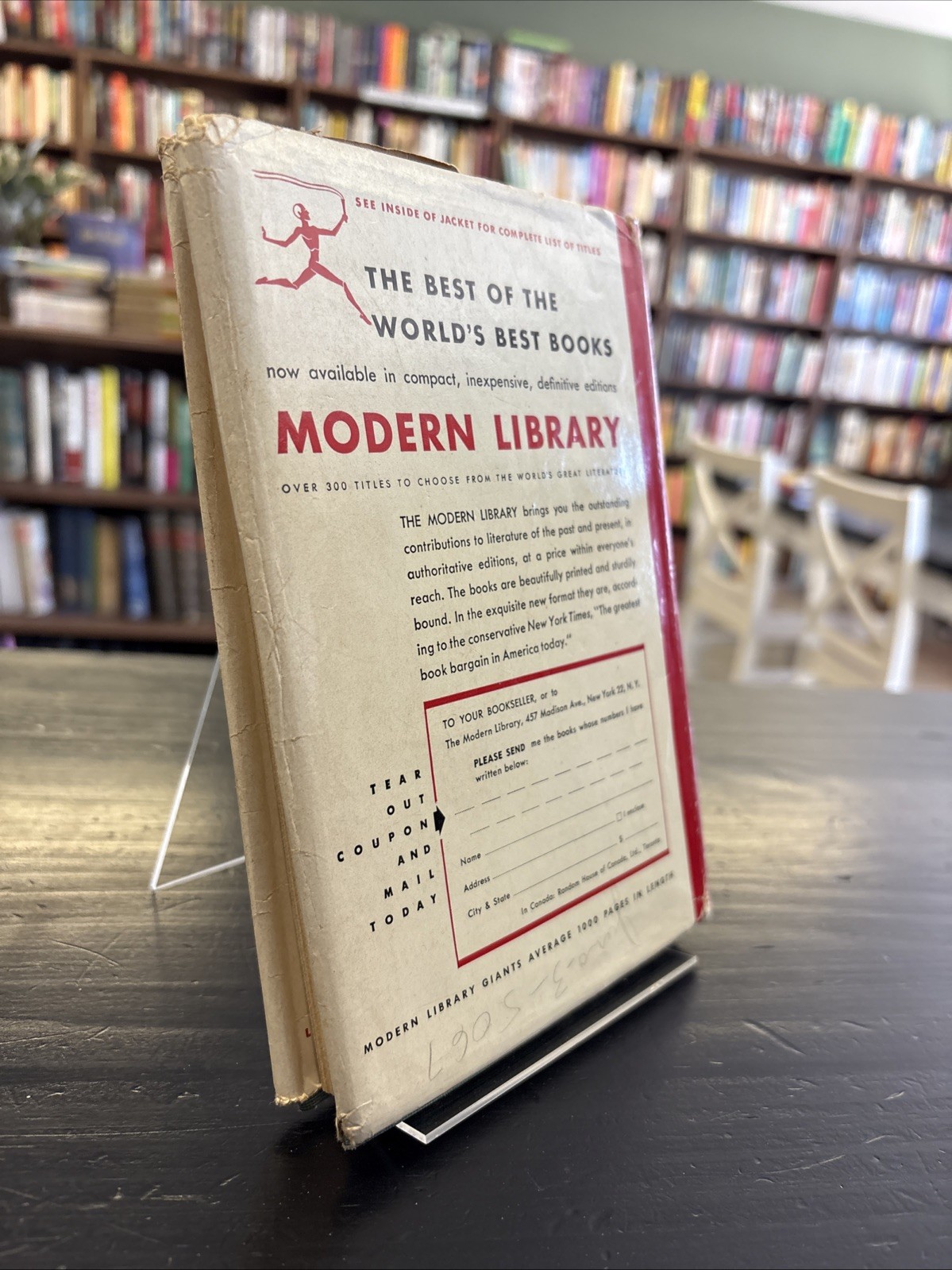 Dodsworth by Sinclair Lewis 1947 Modern Library Hardcover