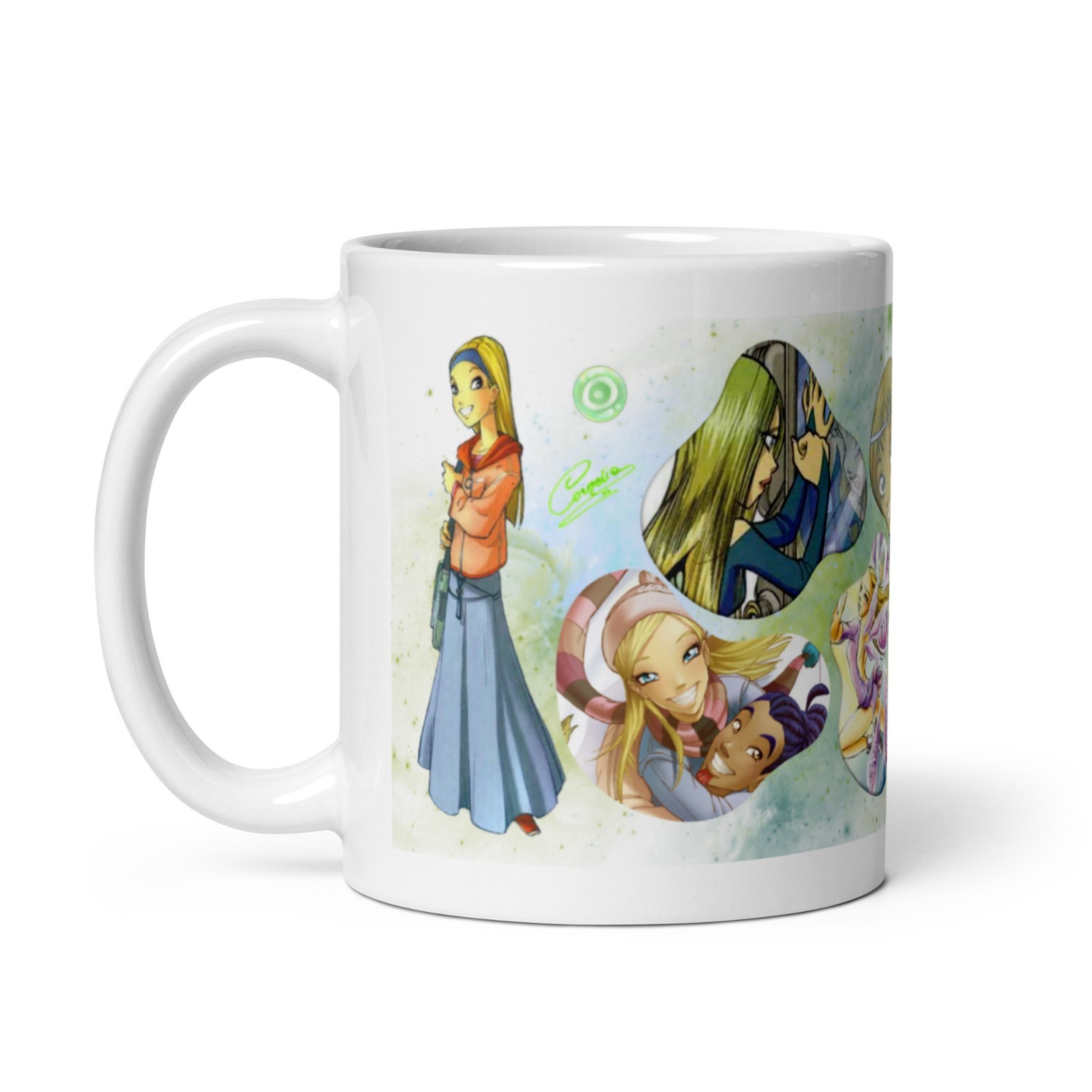 W.I.T.C.H Cornelia Hale Classic Mug 11oz Comic Graphic Novel Premium Quality