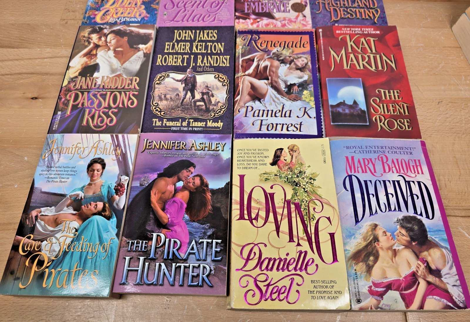 Big Lot 34 Historical Romance Western Novels Books Multiple Series & Authors