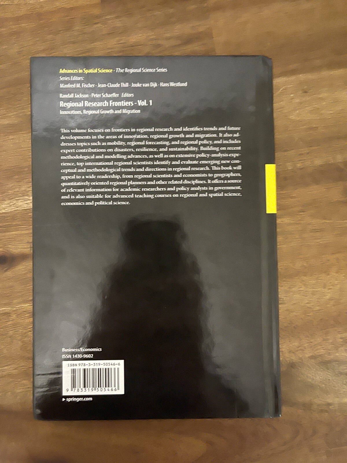 Regional Research Frontiers – Vol. 1: Innovations, Regional