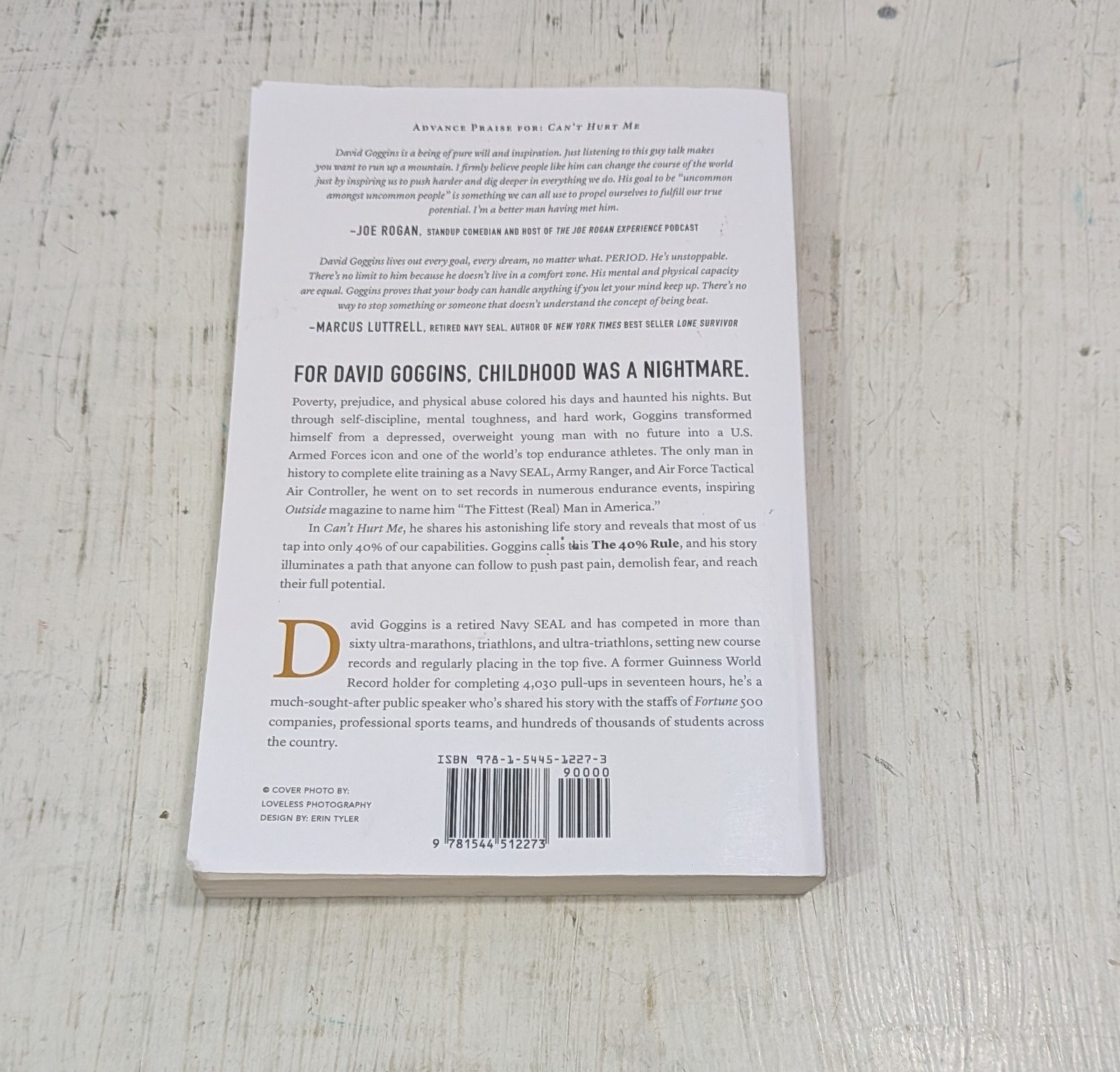 Can’t Hurt Me: Master Your Mind and Defy the Odds David Goggins PAPERBACK