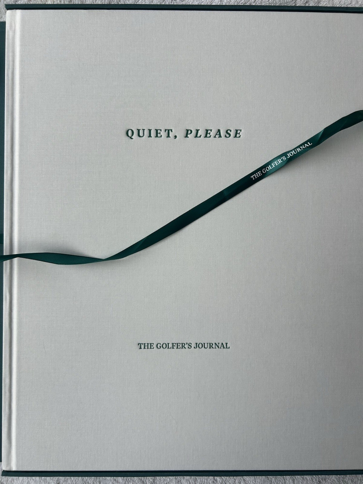 The Golfer’s Journal Quiet Please Coffee Table Book Premium Member Gift