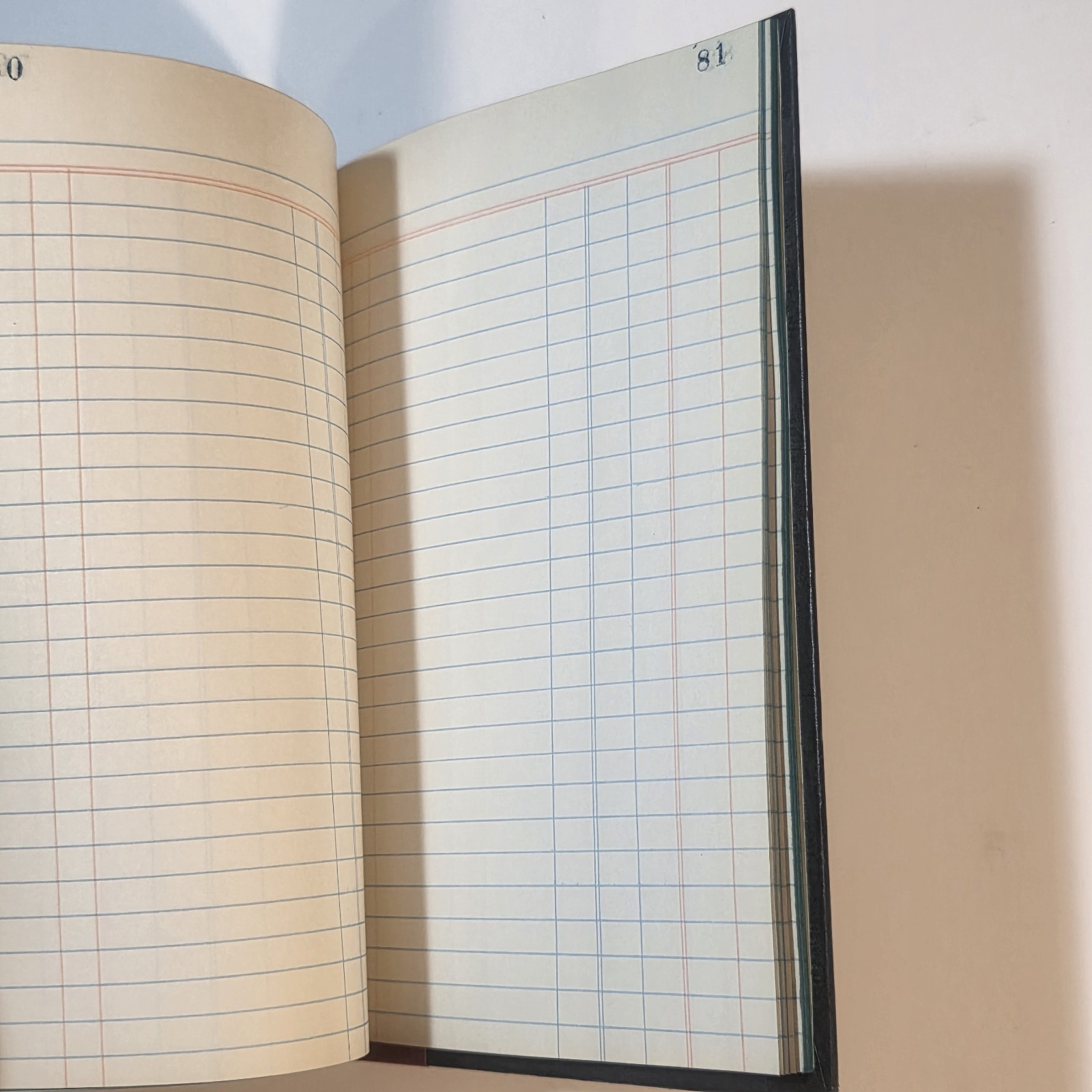 Vintage 1970s S.E. Ledger, Hard Cover, 126 Pages + Index