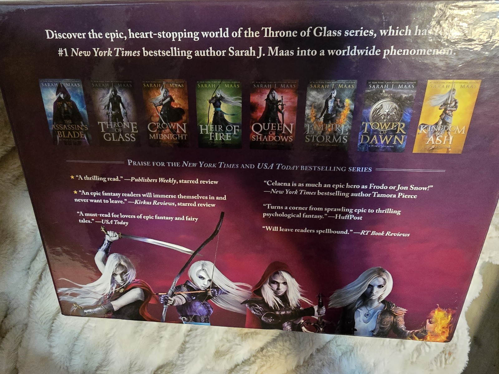 Throne Of Glass Box Set, Hardcover Out Of Print Dust Jackets, Sarah J MAAS
