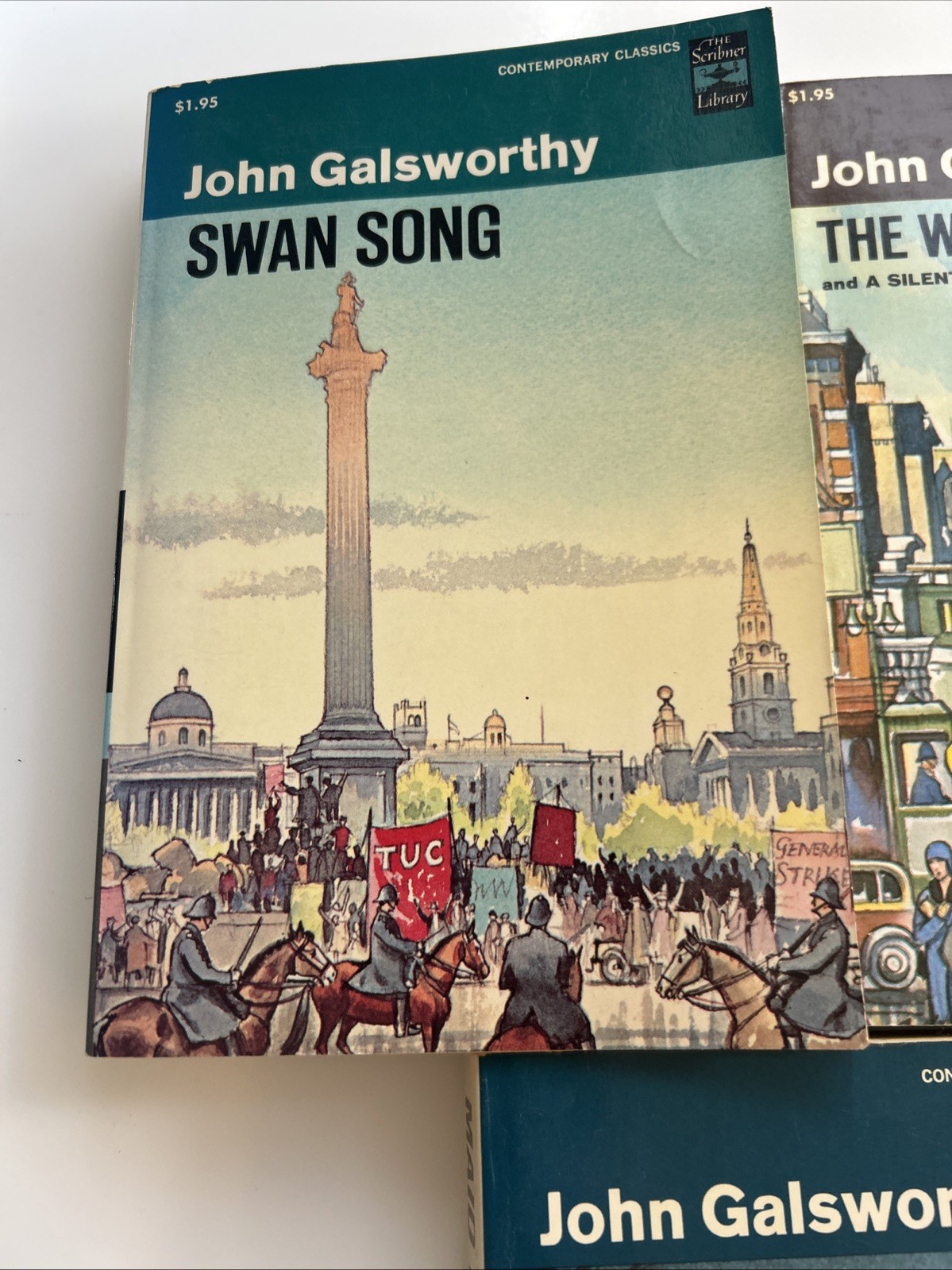 3 VTG SC 📚 John Galsworthy MAID IN WAITING~SWAN SONG 2928