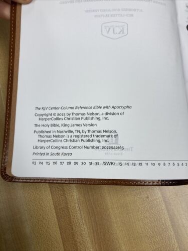 KJV Bible with APOCRYPHA | Thumb-indexed | Authorized King James Version