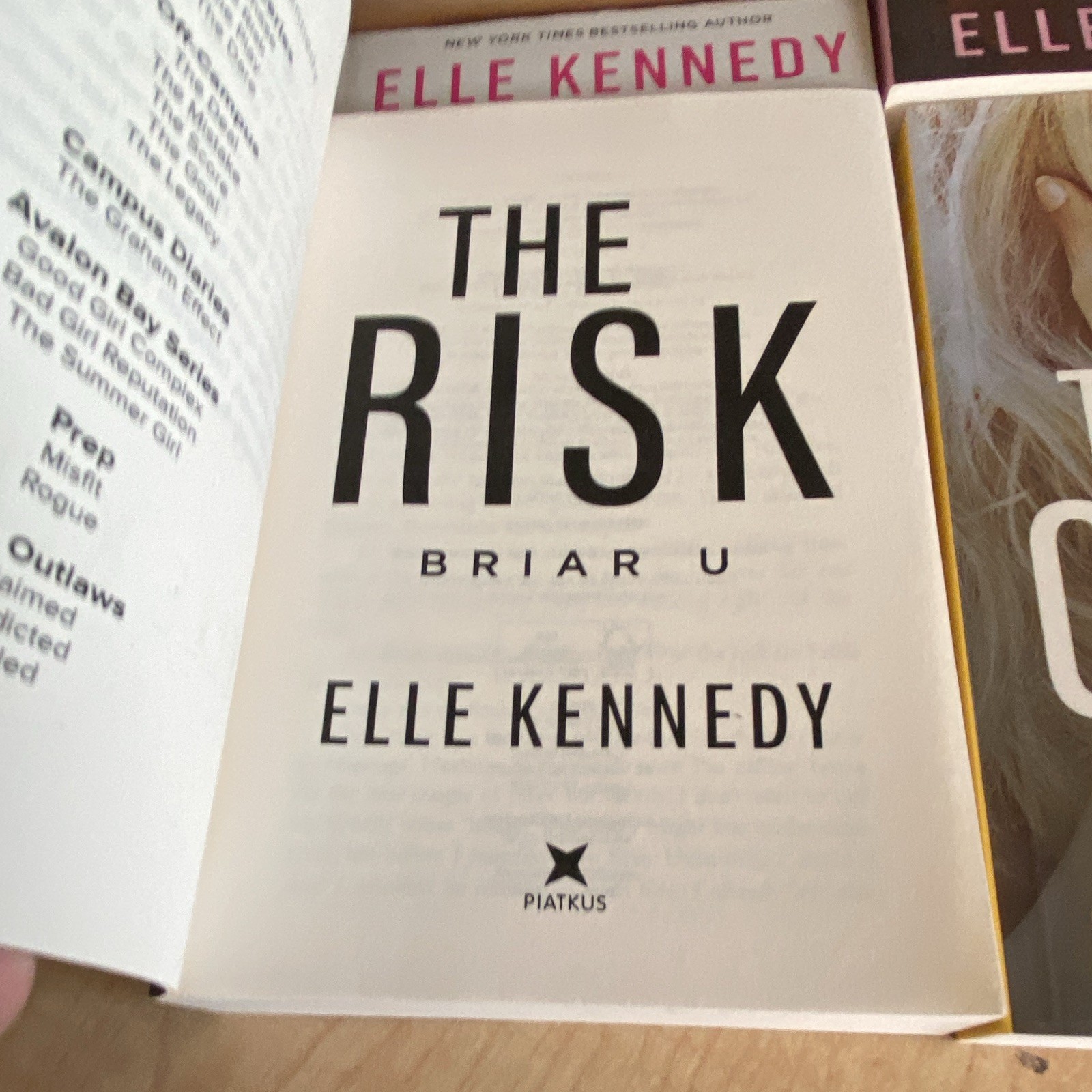 Briar U Set (The Chase, The Risk, The Play, The Dare) by Elle Kennedy, PB