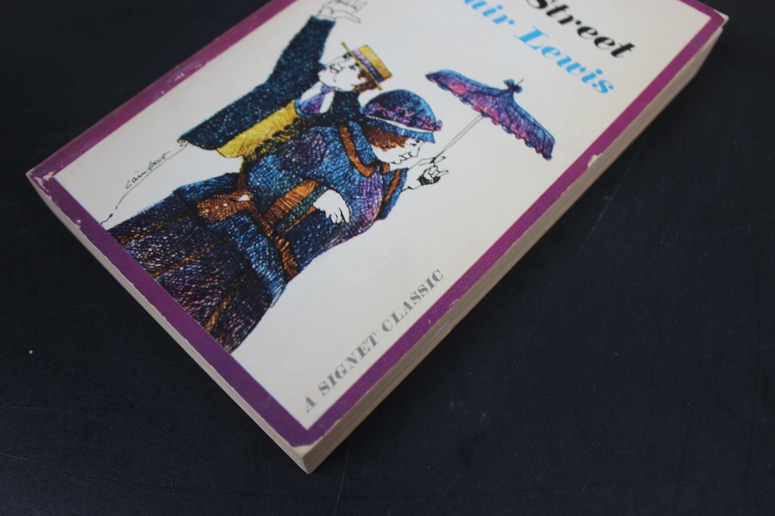 Main Street Sinclair Lewis 1961 7th Print Signet Classic American Literature PB