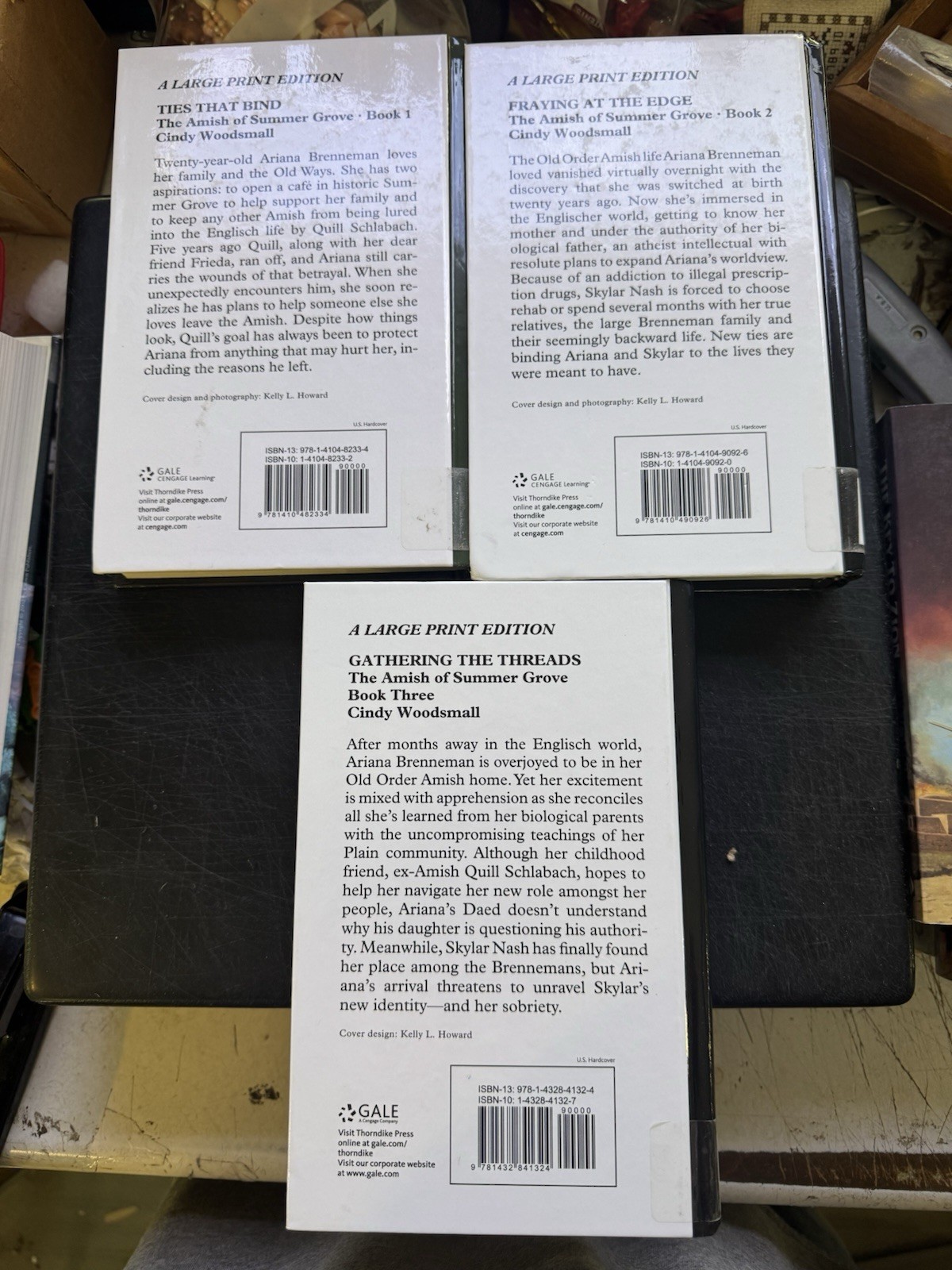 Cindy Woodsmall The Amish Of Summer Grove Complete Book Series 1-3 HC Large Prin