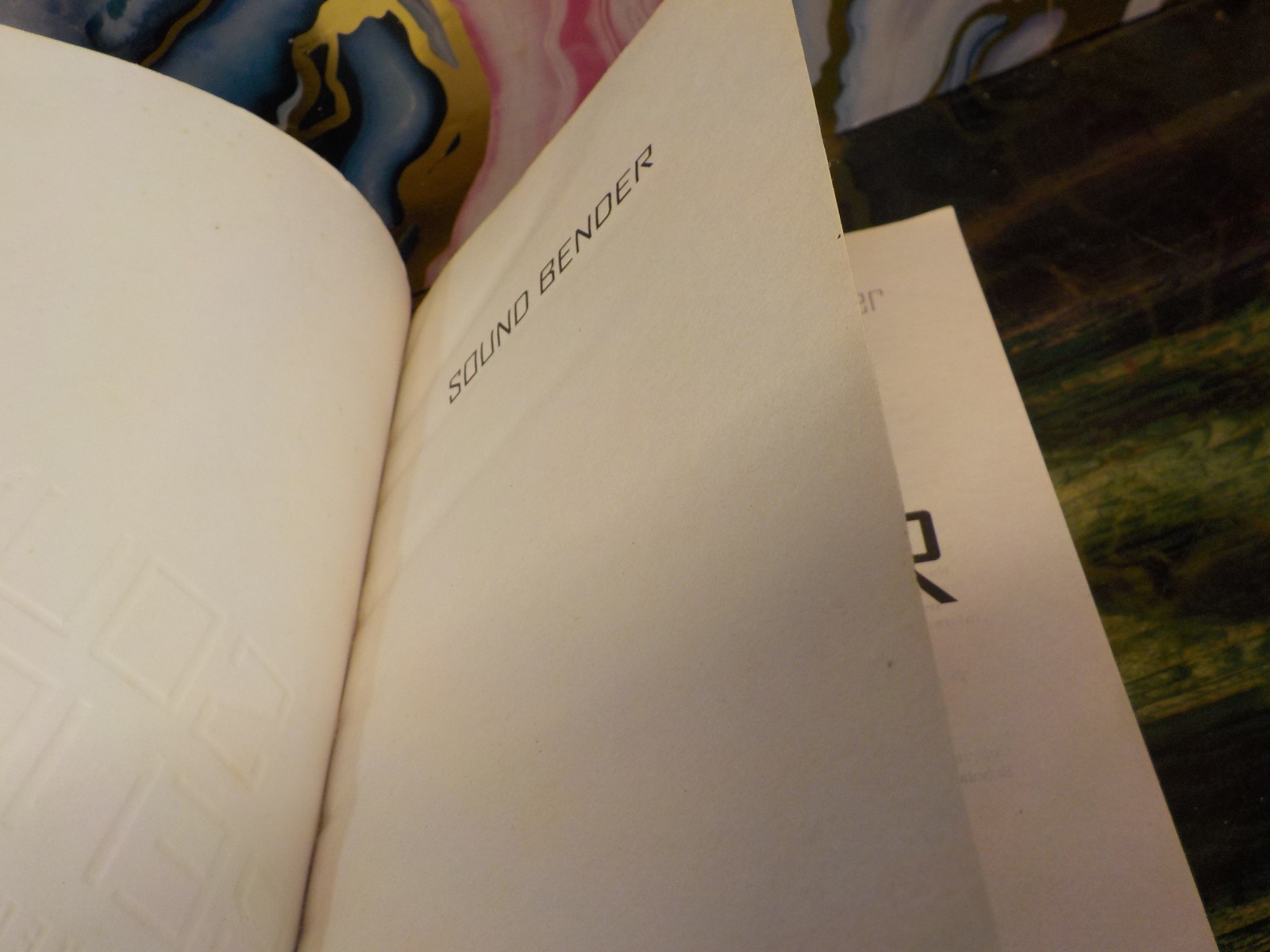 Sound Bender by Theo Baker and Lin Oliver (2012, Trade Paperback)