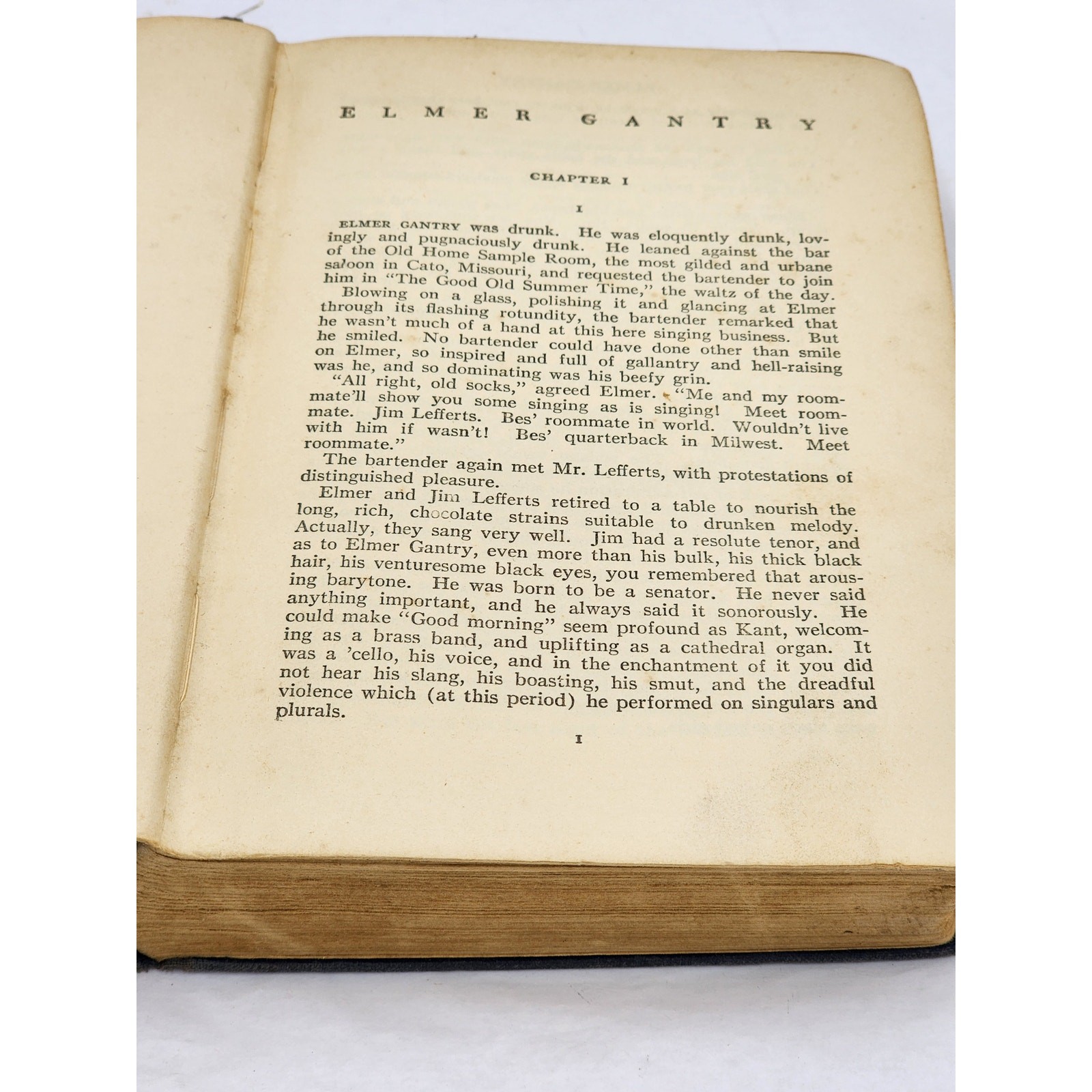 Elmer Gantry By Sinclair Lewis Fiction Satire Preacher Vintage 1927