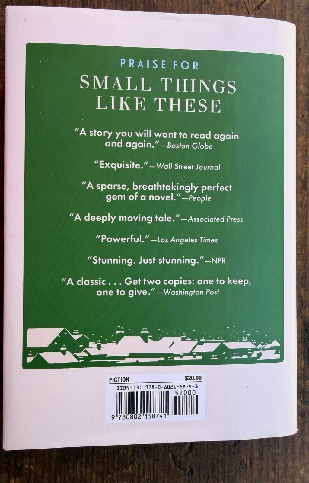 Small Things Like These by Claire Keegan (2021, Hardcover)