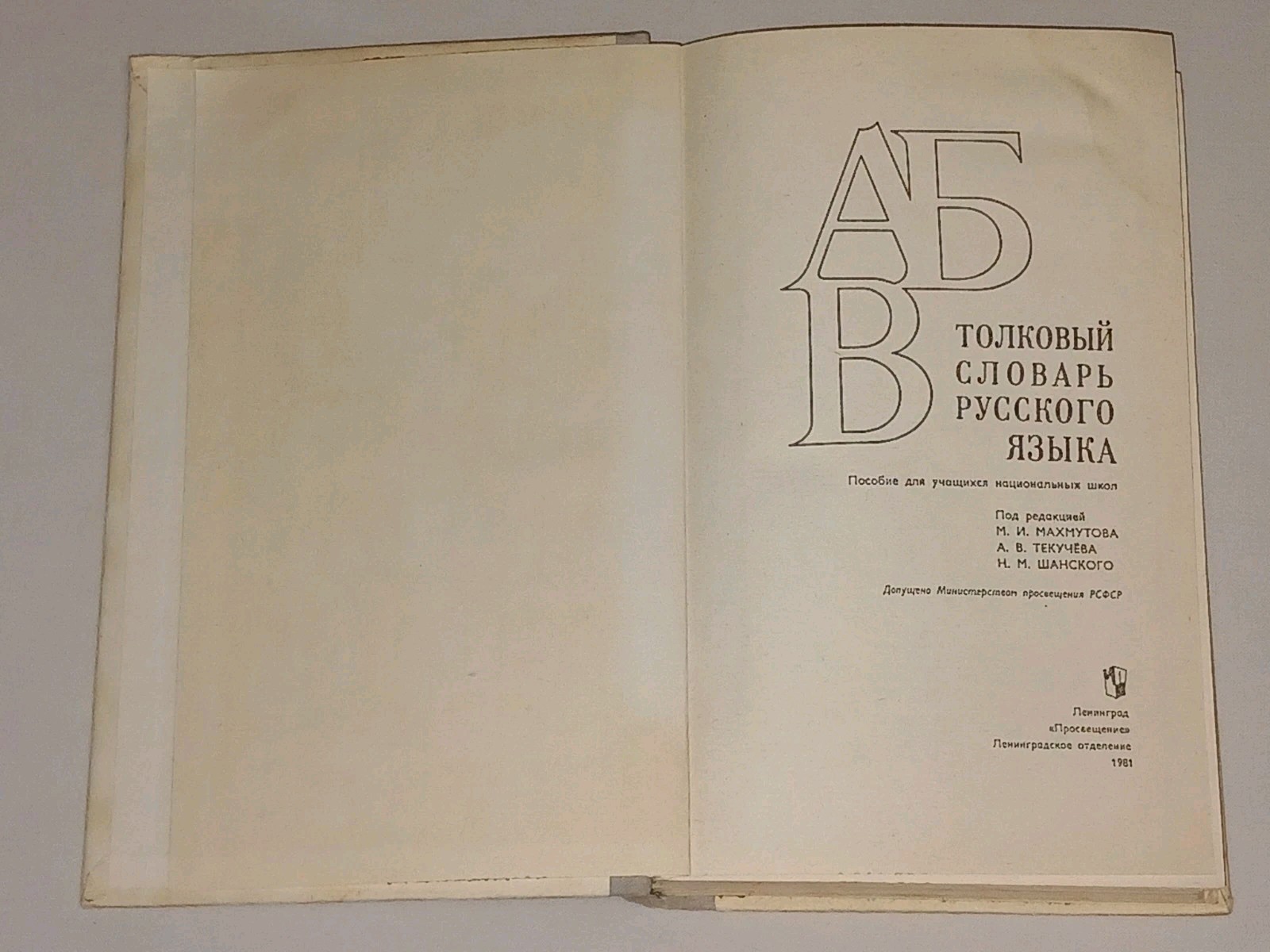 1981 В. Бирюков – Толковый словарь русского языка. Vintage Book in Russian
