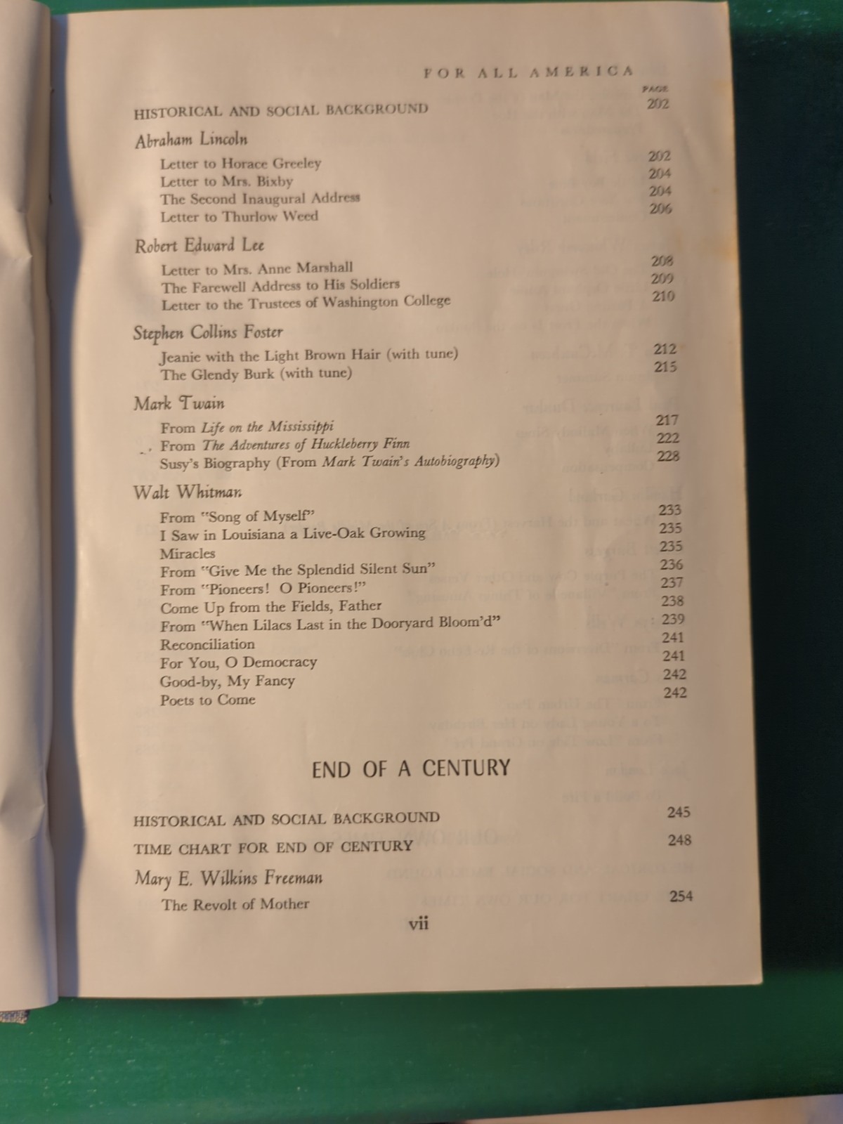 Writers In America The World In Literature Vintage 1949 HC
