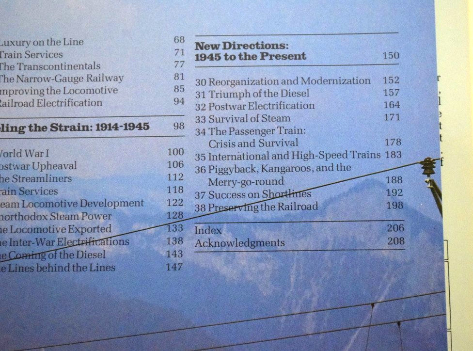 VTG 1988 The Pictorial History of Railroads Hardcover Coffee Table Book
