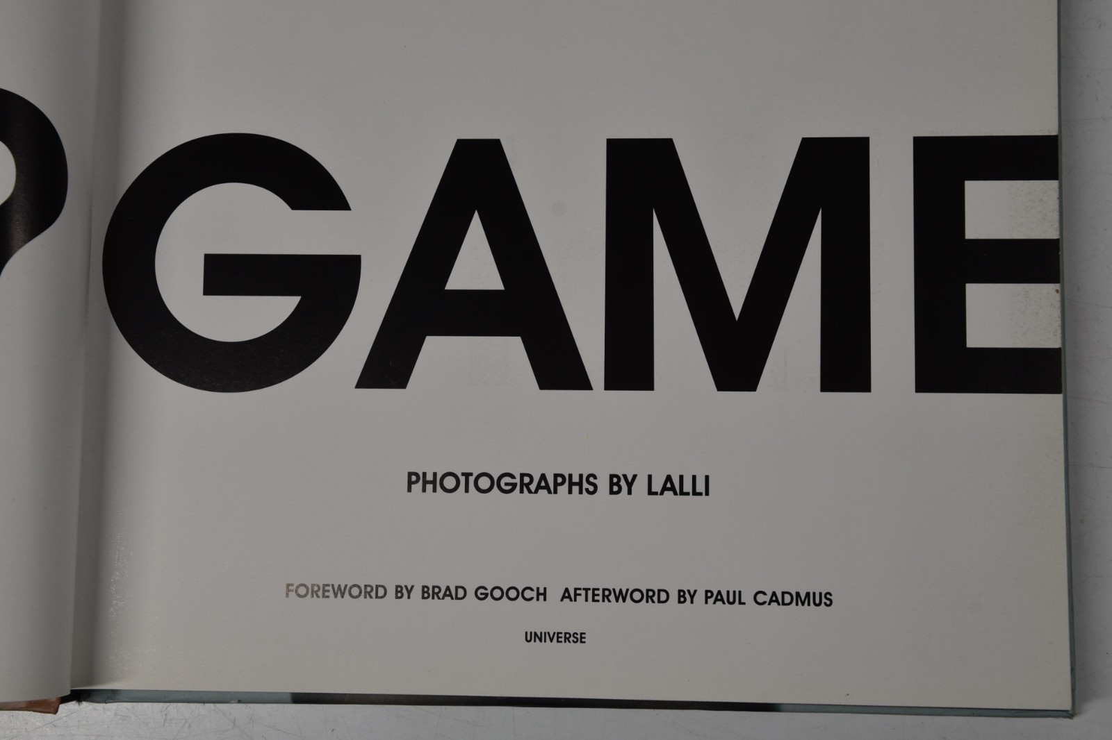Fun ? Game Male Models After Dark Joe Lalli Gay Art Photograph Hardcover