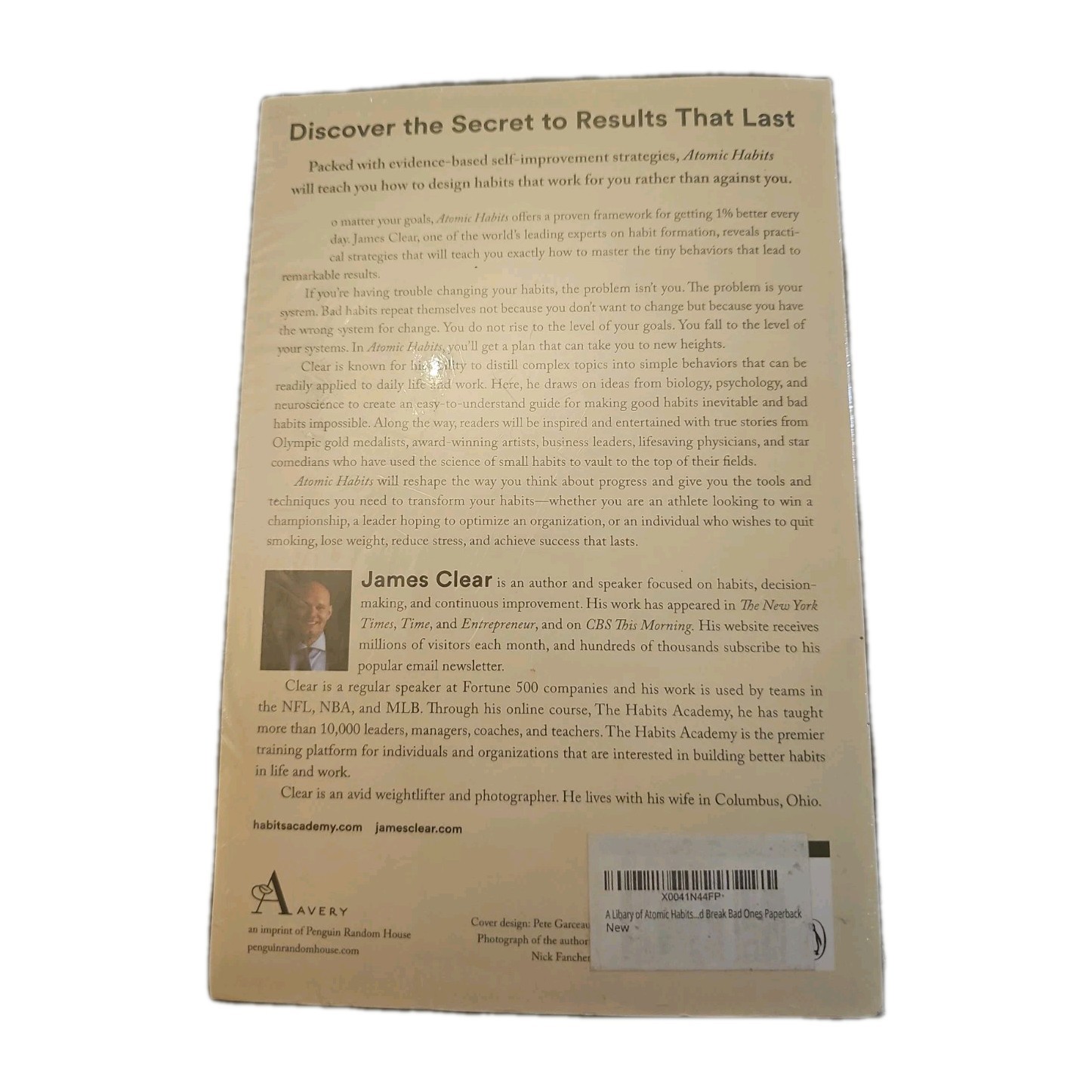 “Atomic Habits” by James Clear Build Good Habits Brand New