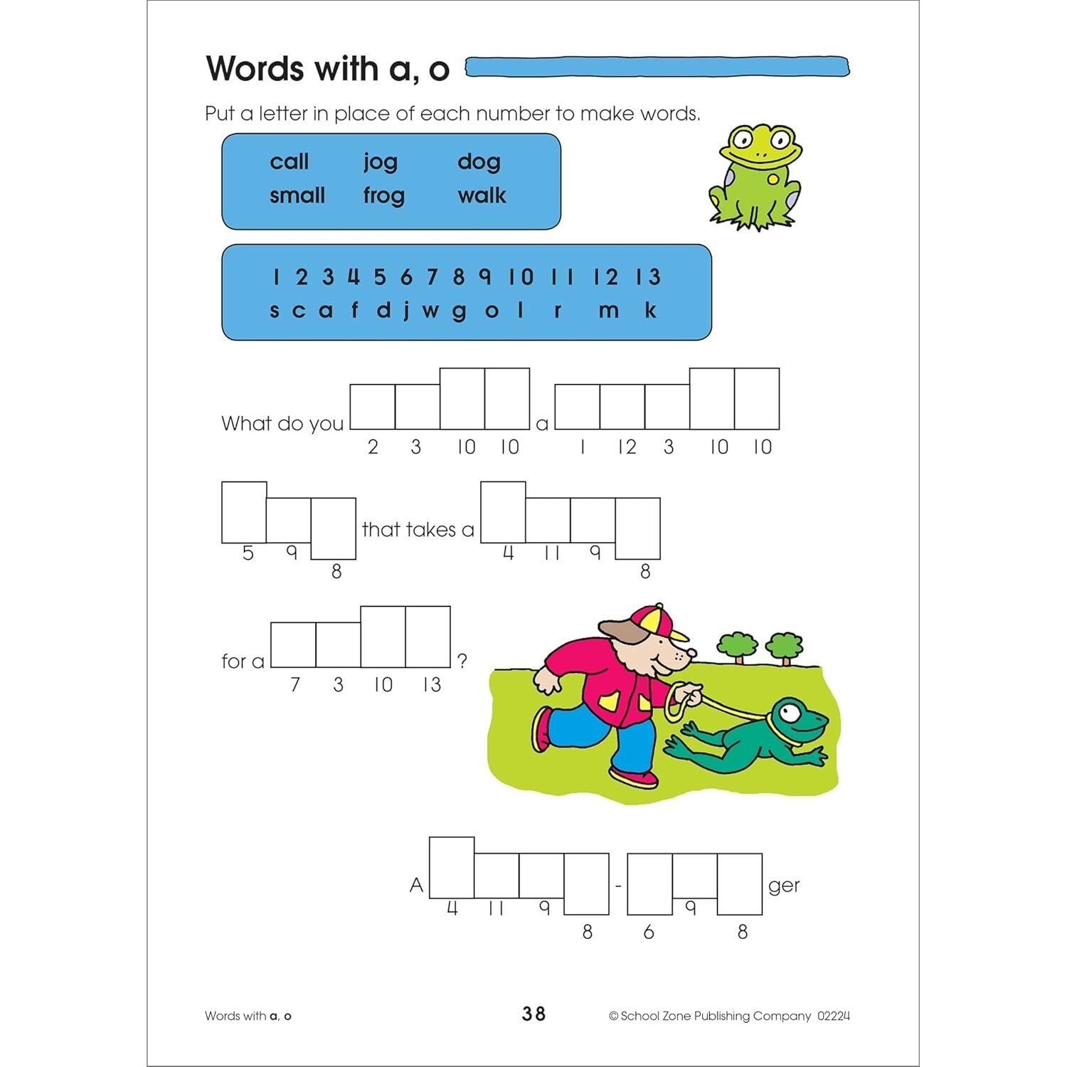 Spelling Puzzles Workbook for Kids Ages 6 to 8, 1st 2nd Grade Vowels Sounds NEW