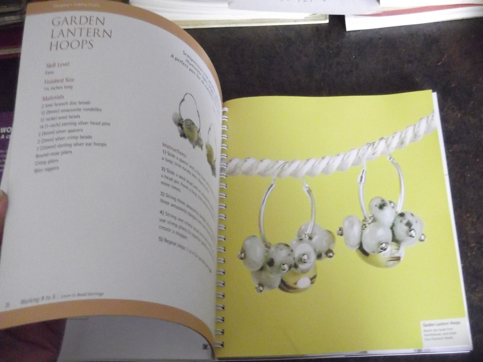 LEARN TO BEAD EARRINGS, 126pages,54 HOW TO MAKE PROJECTS, PAPERBACK ,AUST