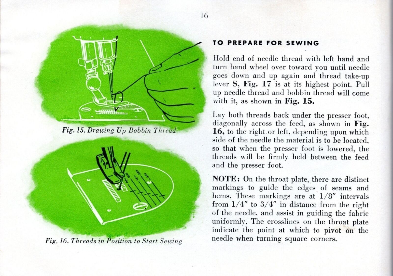 SINGER 301 Sewing Machine User Instruction Manual : FULL COLOR & WIRE BIND