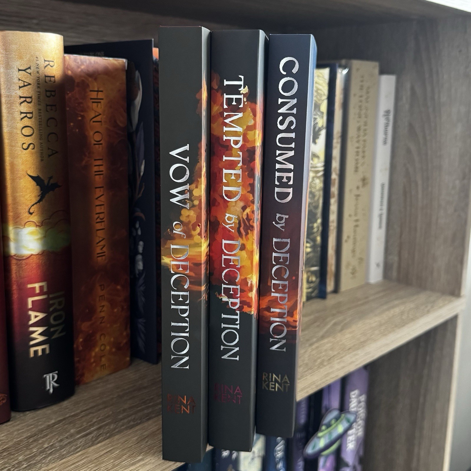 Signed Rina Kent Deception Trilogy Mystic Box Hardcover Set Rina Kent