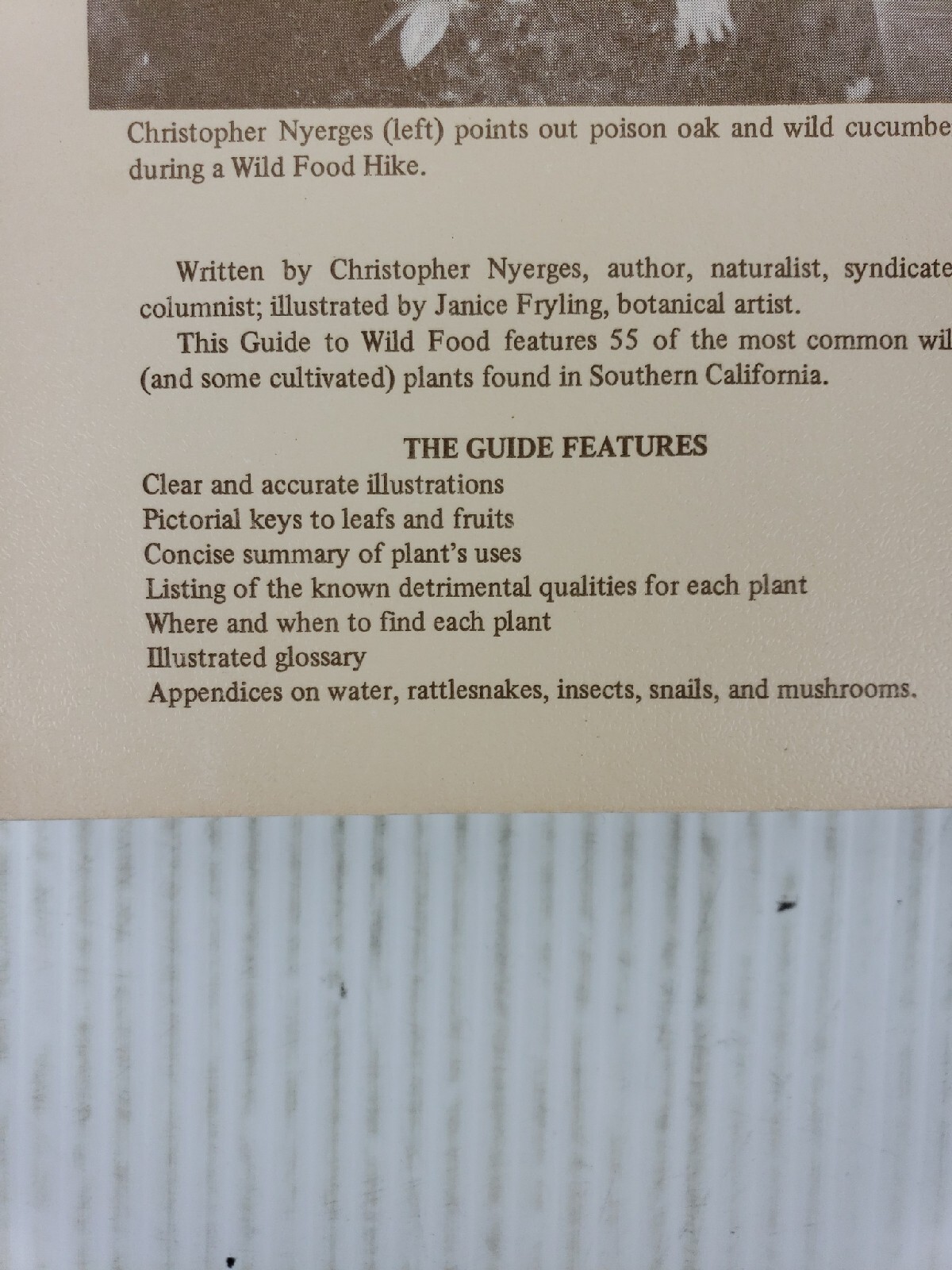 A Southern Californian’s Guide to Wild Food Volume 1 by Christopher Nyerges