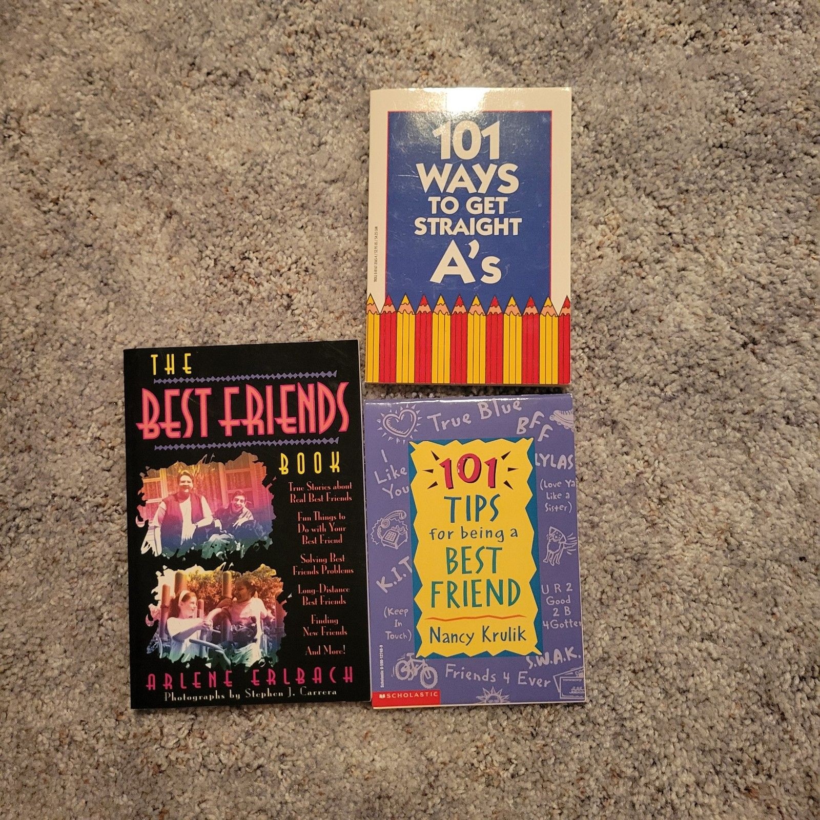 Vintage 90s Tween Book Lot Best Friends School Advice Books