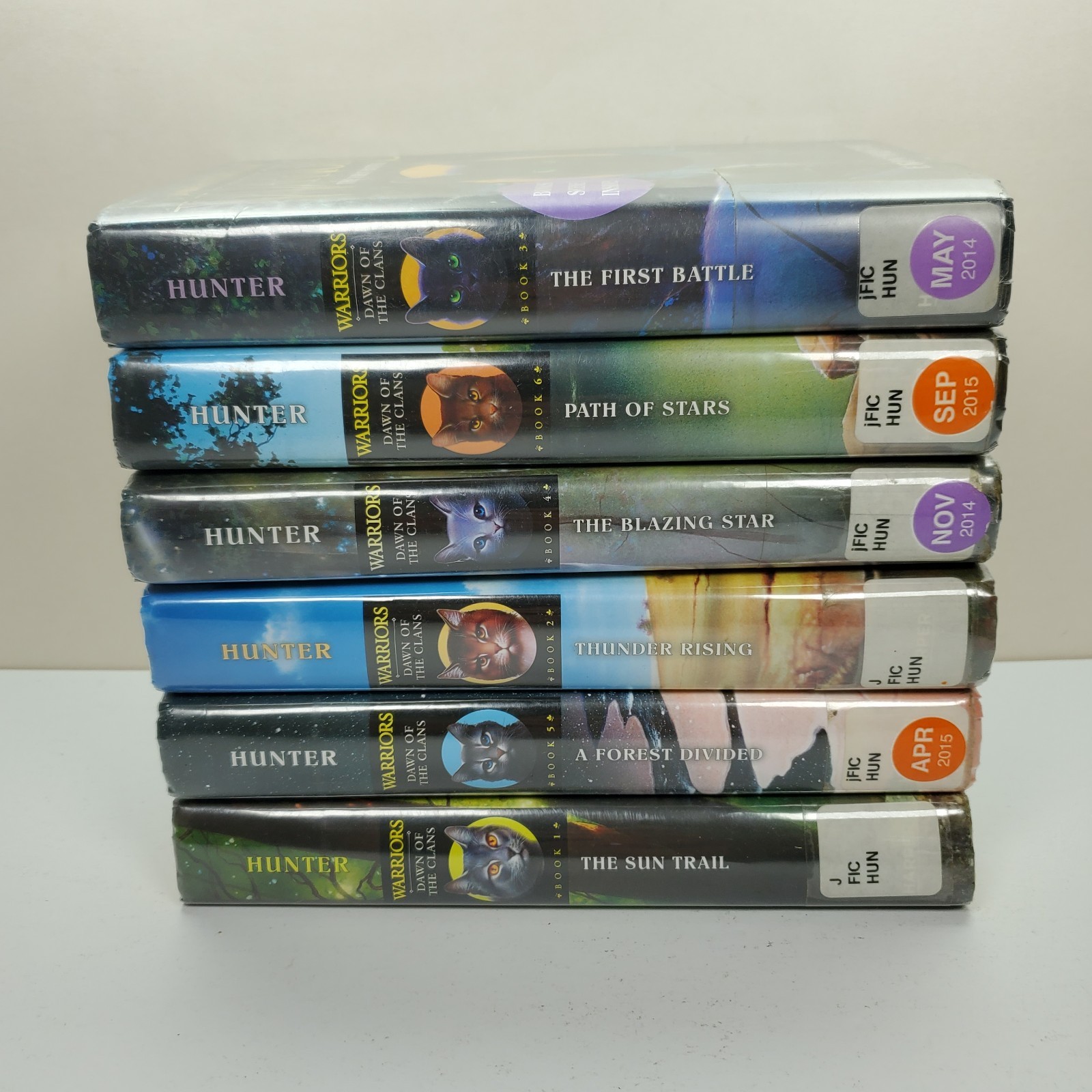 Warriors Series Dawn of the Clans 1-6 Set Hardcover Erin Hunter