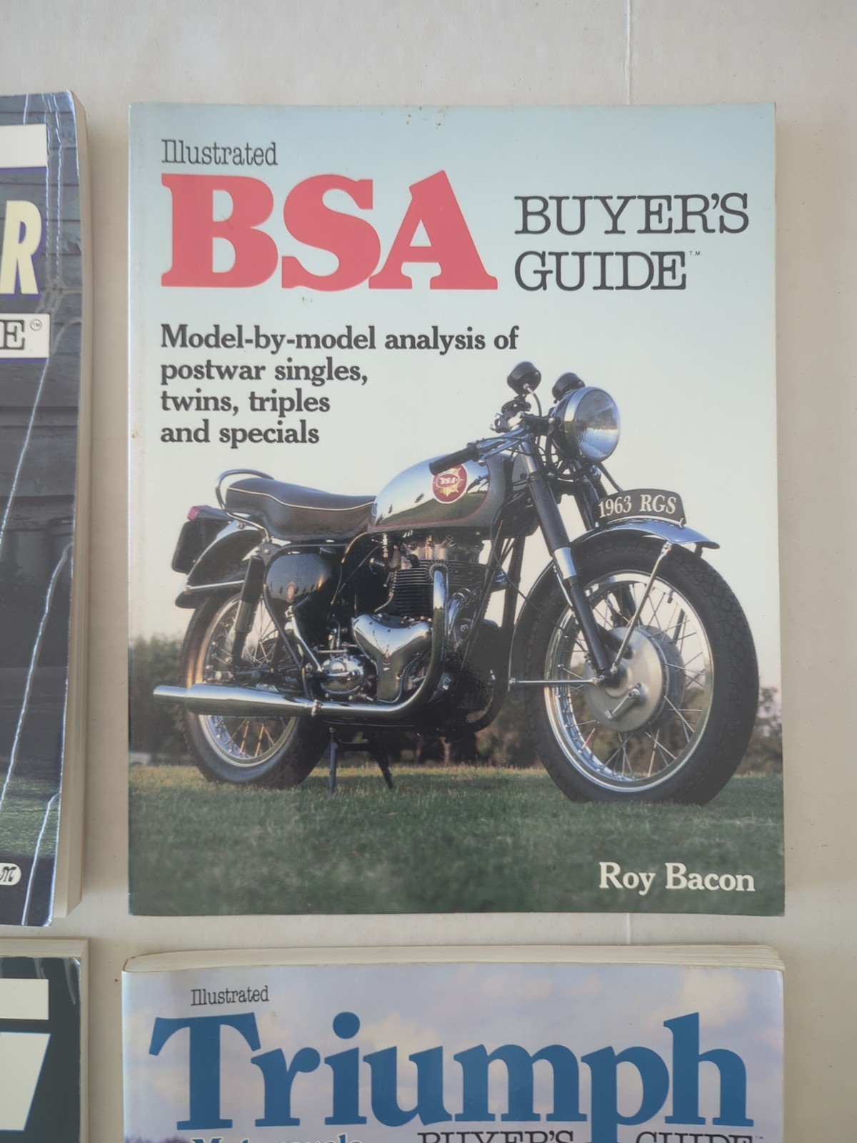Lot Of 6 Illustrated Buyer’s Guide Harley Indian MotorScooter BMW BSA Triumph