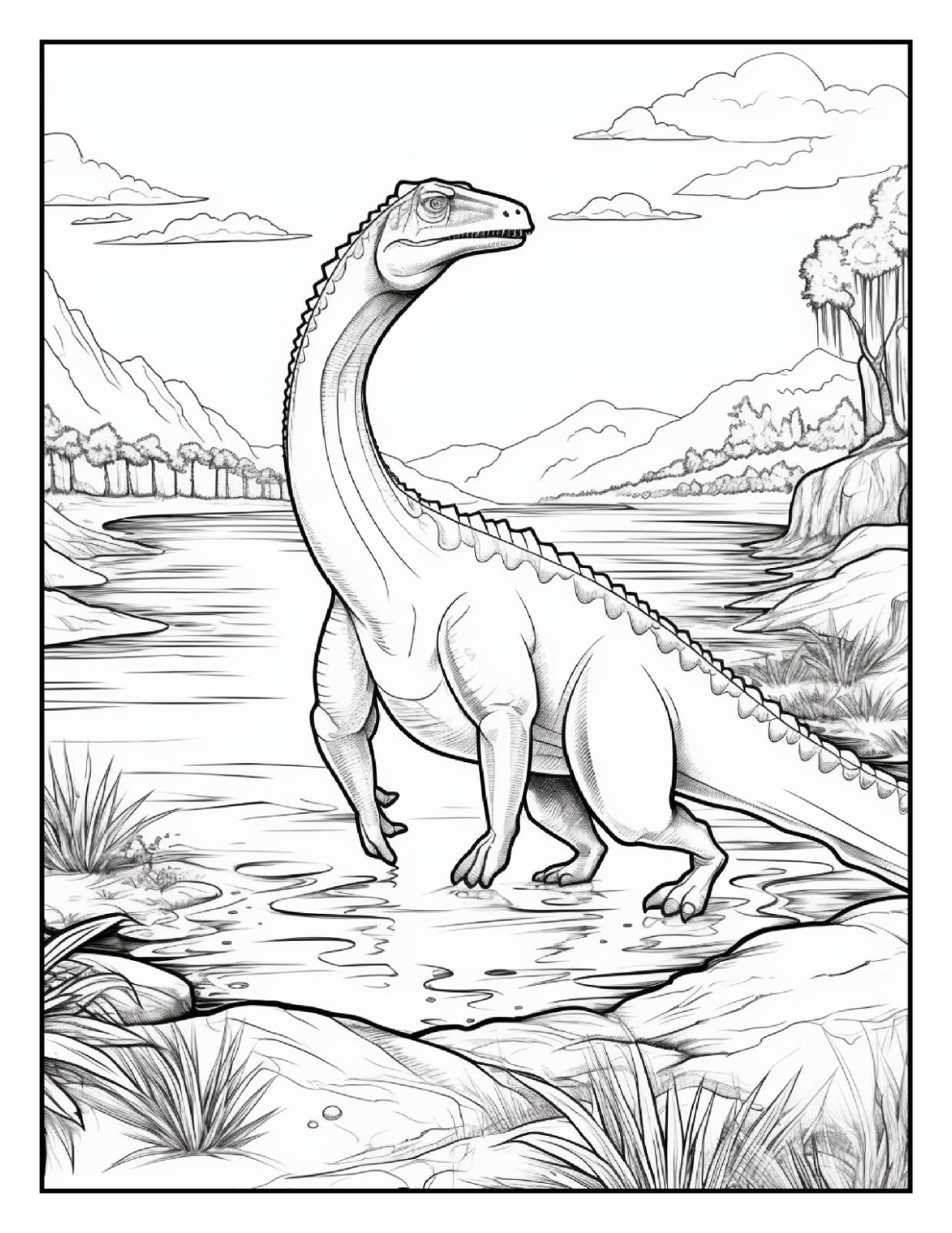“Cute Dinosaur Coloring Book | Easy, Cute & Relaxing Designs | Perfect Gift Ide