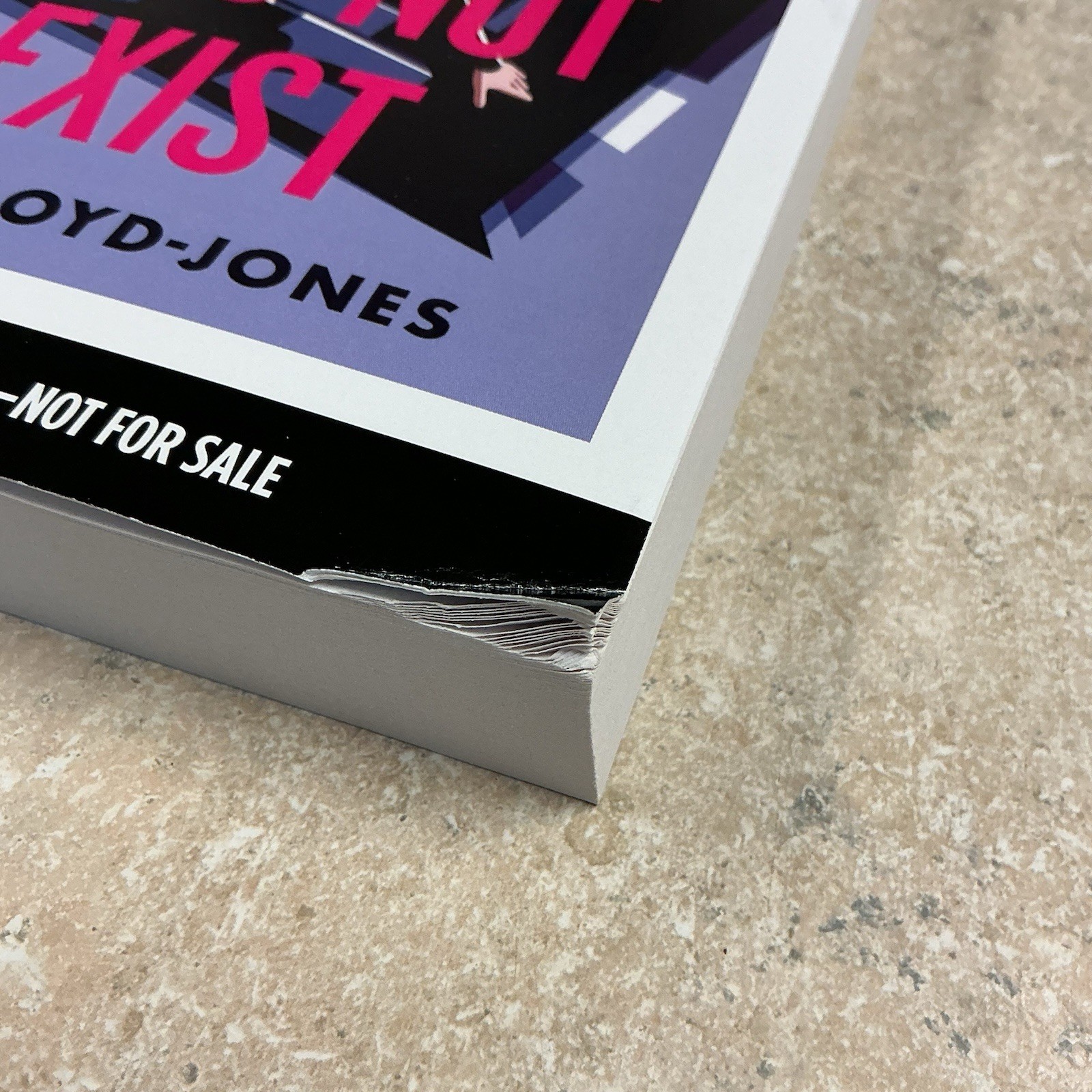 Augusta Pine Does Not Exist Emily Lloyd-Jones (ARC Book New 7/26) Uncorrected