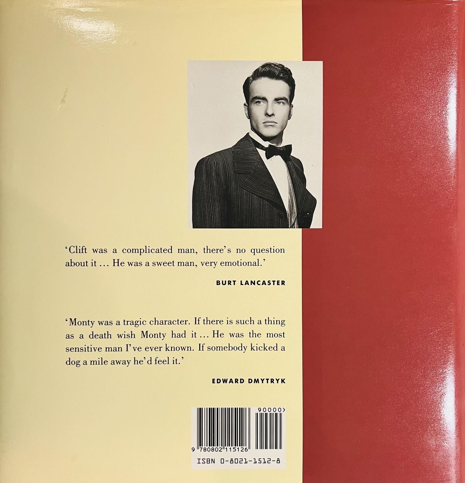 Montgomery Clift, Beautiful Loser, Barney Hoskyns Grove Weidenfeld 1992 Like New