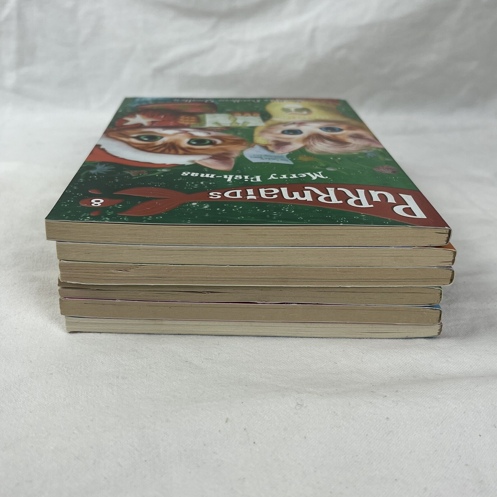 Purrmaids Books 1,2,3,4,5,8 Kitten Stories Ages 6-9