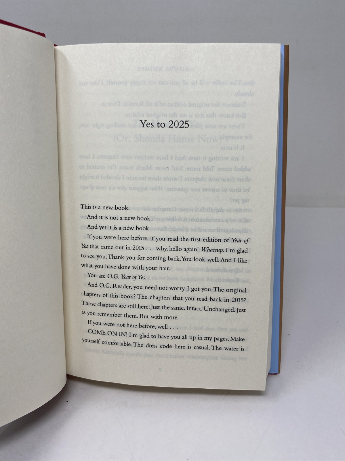 Year of Yes : 10th Anniversary Edition by Shonda Rhimes (2025, Hardcover)