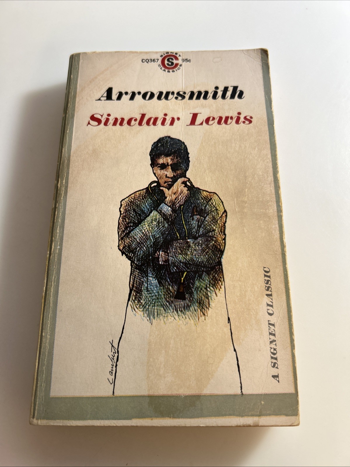 Sinclair Lewis, Arrowsmith, Mass Paperback 1961 📖 2909
