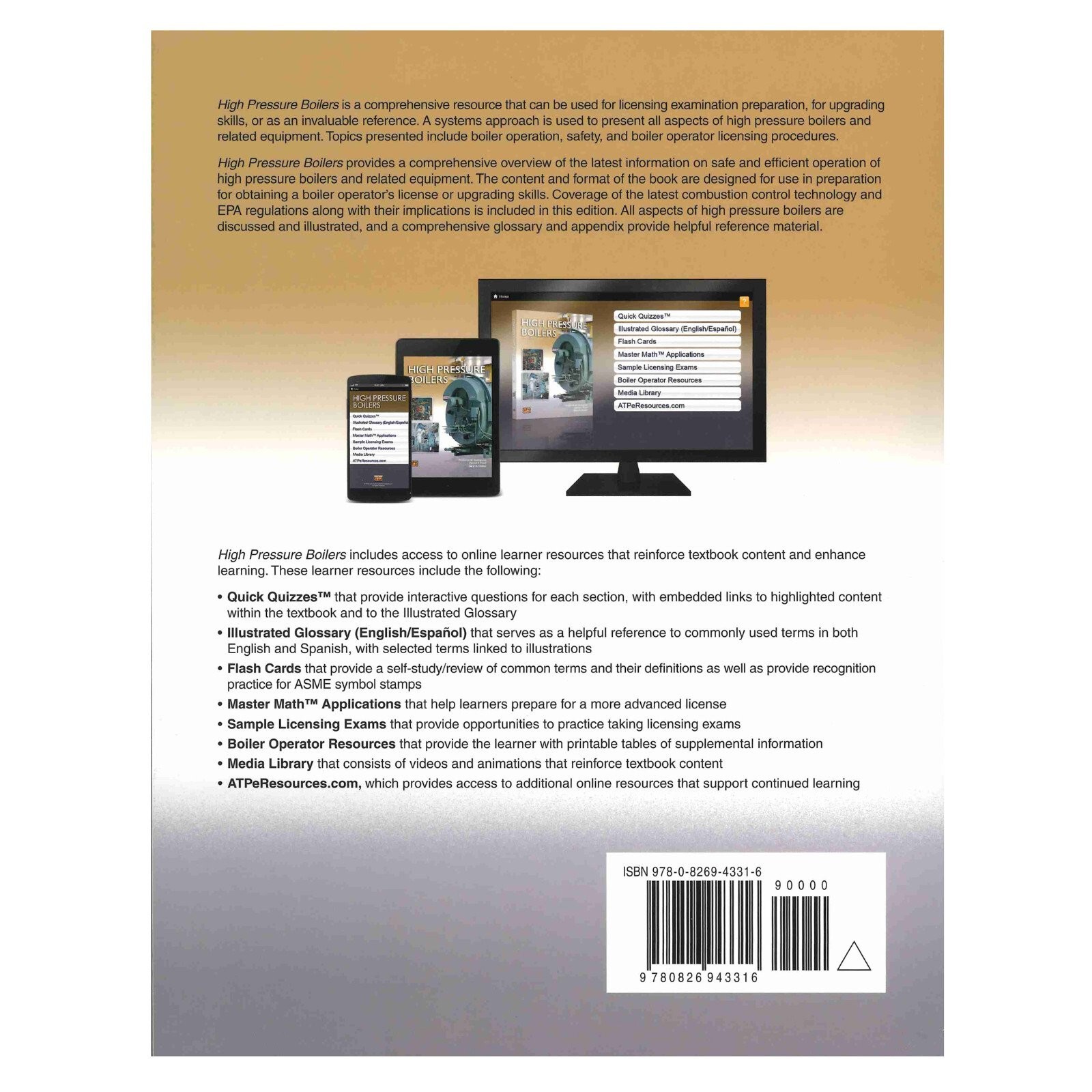 High Pressure Boilers Sixth Edition by Frederick M. Steingress, Daryl R. Walker
