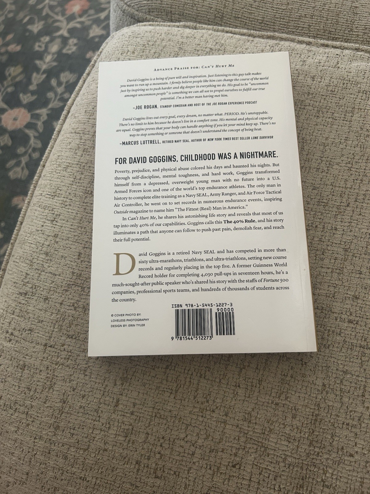 Can’t Hurt Me : Master Your Mind by David Goggins (2018, Paperback)