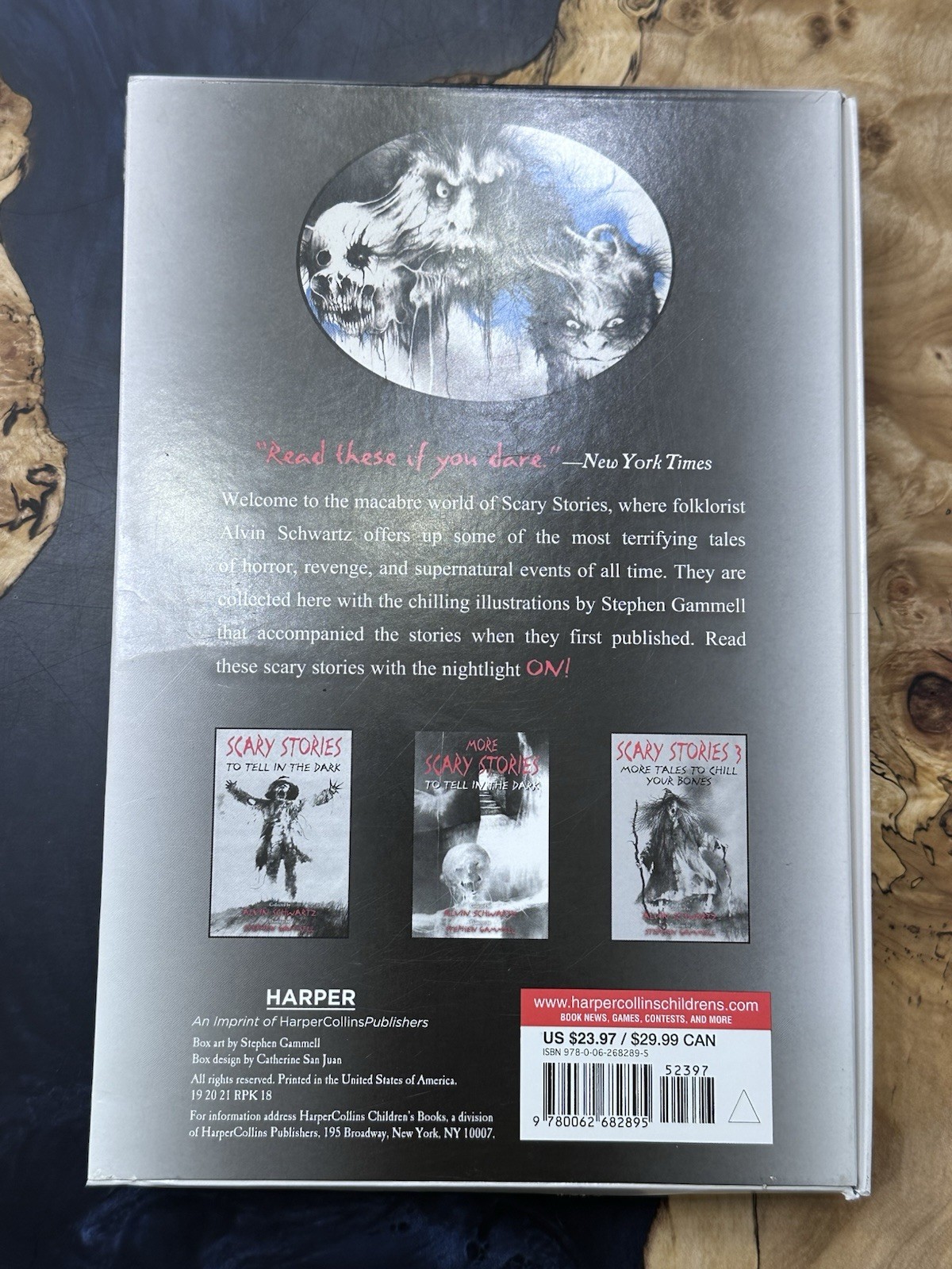 Scary Stories to Tell in the Dark Alvin Schwartz Box Set The Complete 3 Book