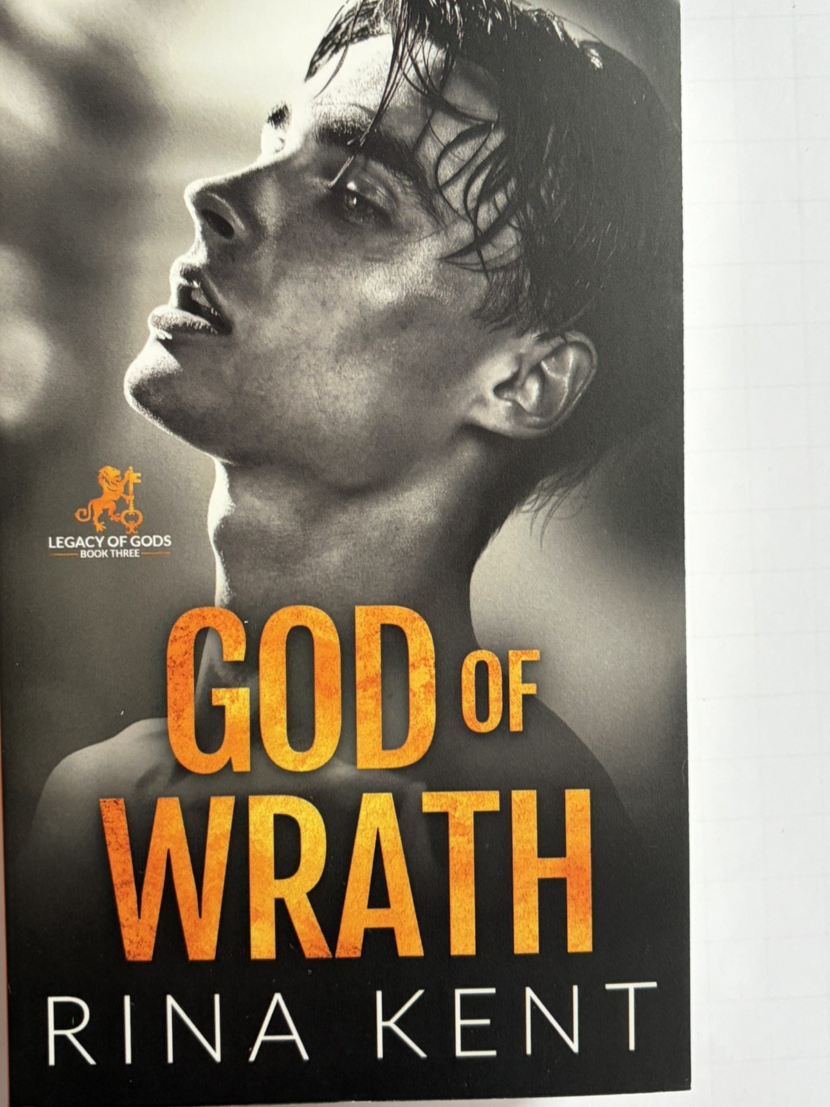 God of Wrath (Legacy of Gods Book #3) by Rina Kent .. 2022 1st Ed TRD PBK .. OOP
