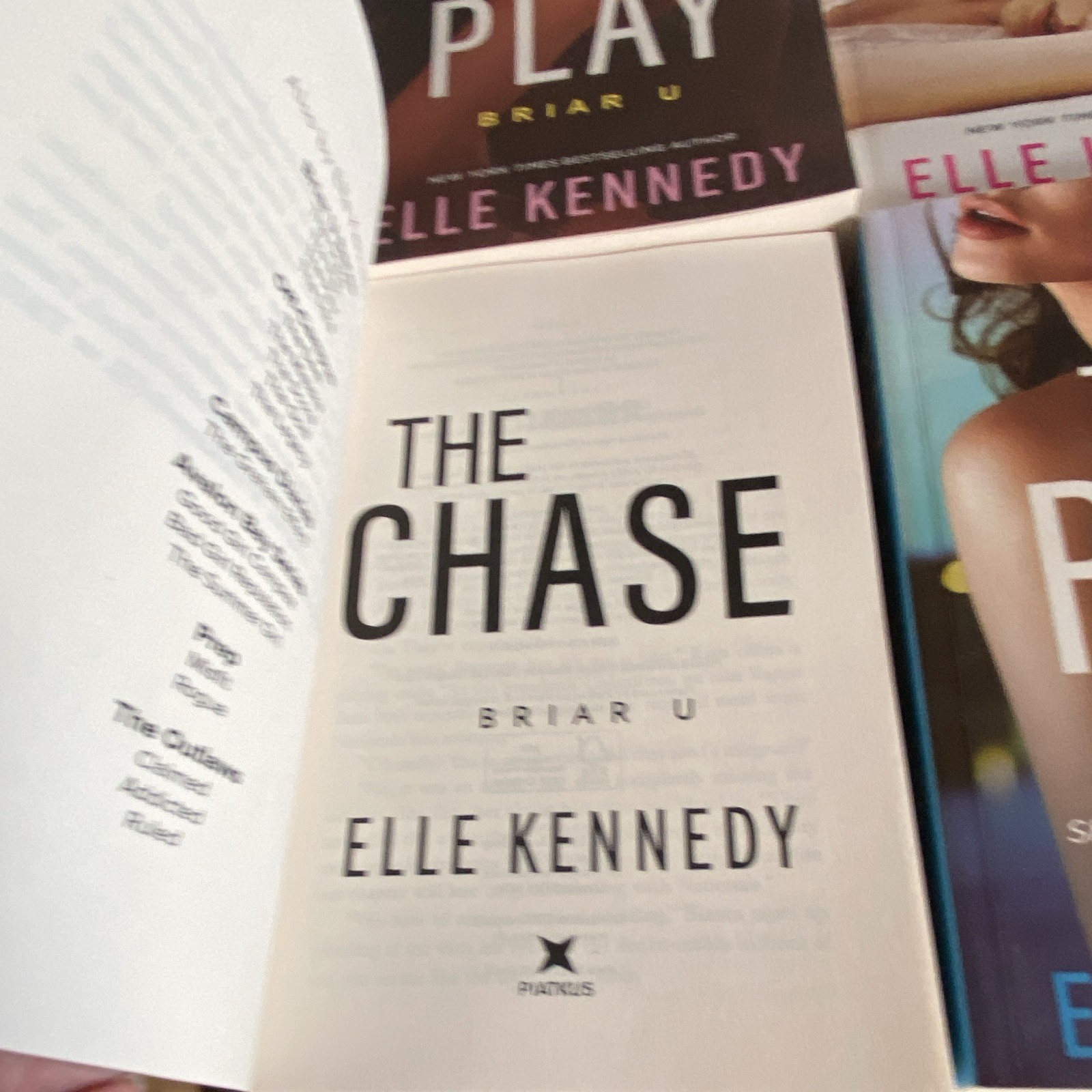 Elle Kennedy Briar U PB Lot: The Risk/The Chase/The Dare/The Play, Piatkus