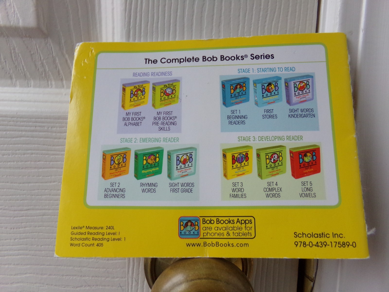 Bob Books The Visit Set 5 Book 6 ONE Replacement Book By Bobby Lynn Maslen 2006