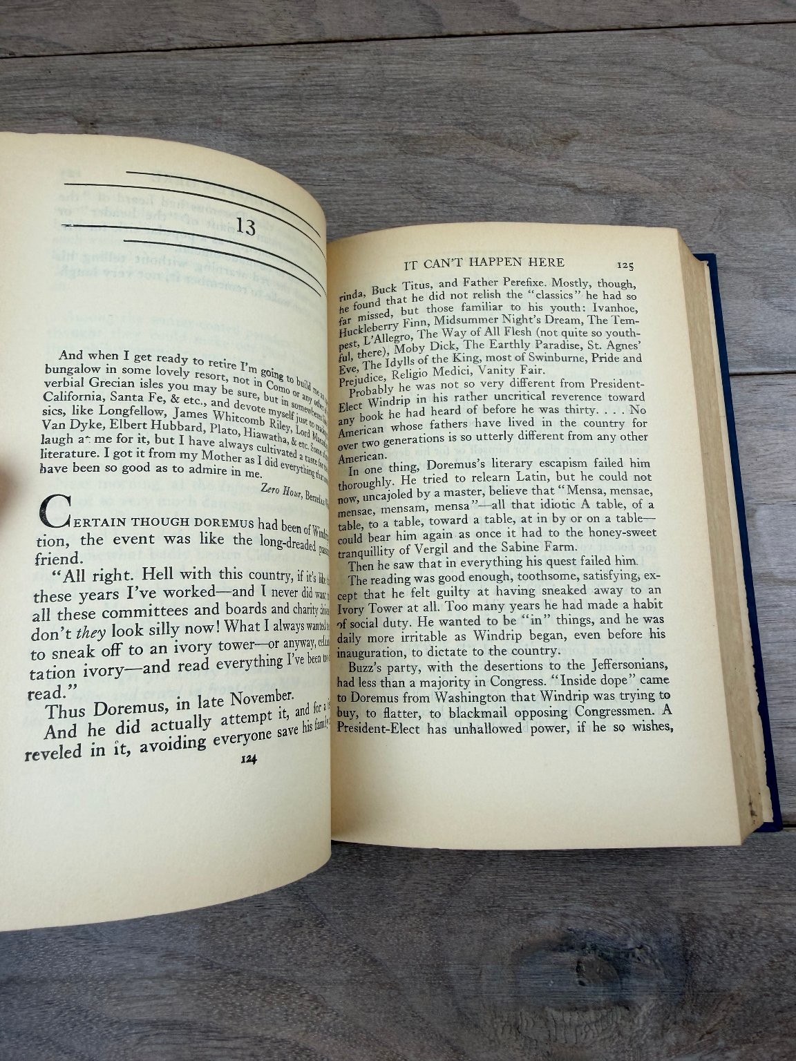 It Can’t Happen Here Sinclair Lewis 1935 Collier Political Satire Novel