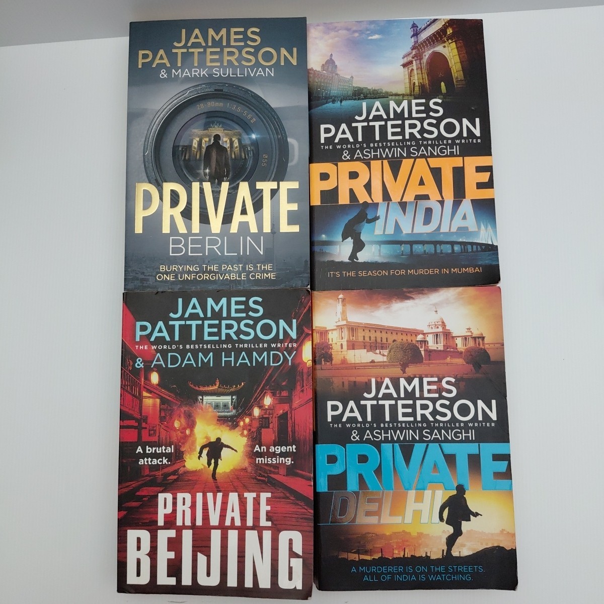 5 x Private Series by James Patterson Paperback Books – 4 Large – Delhi, Oz
