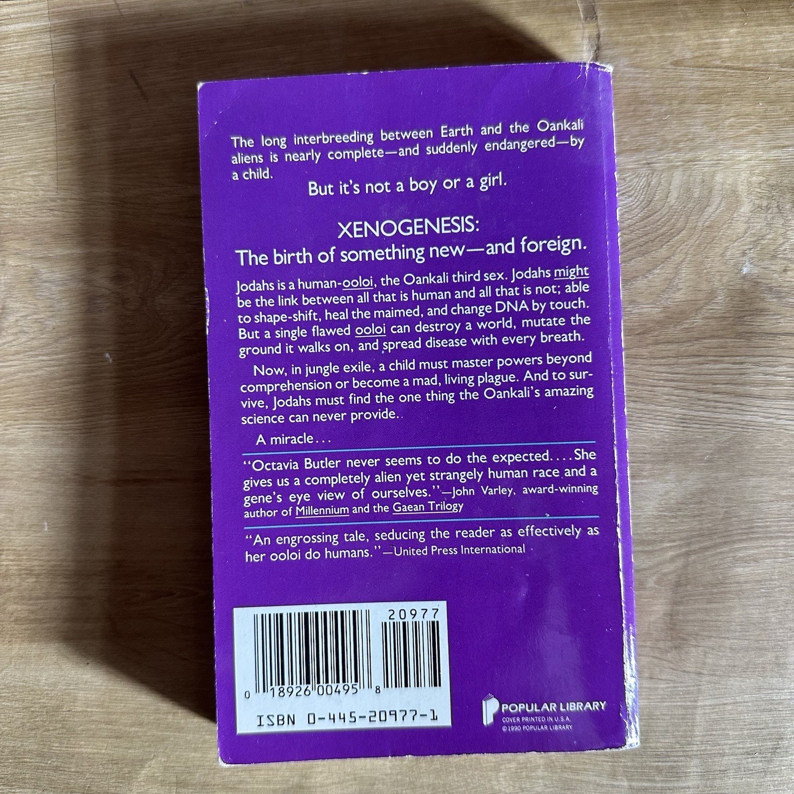 Imago Octavia E. Butler Xenogenesis Vintage Paperback Questar 1st Printing Book