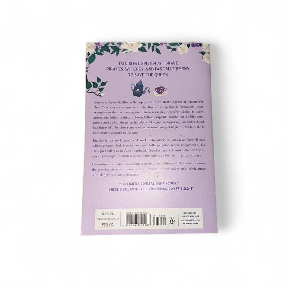 The Secret Service of Tea and Treason Paperback Novel by India Holton Regency