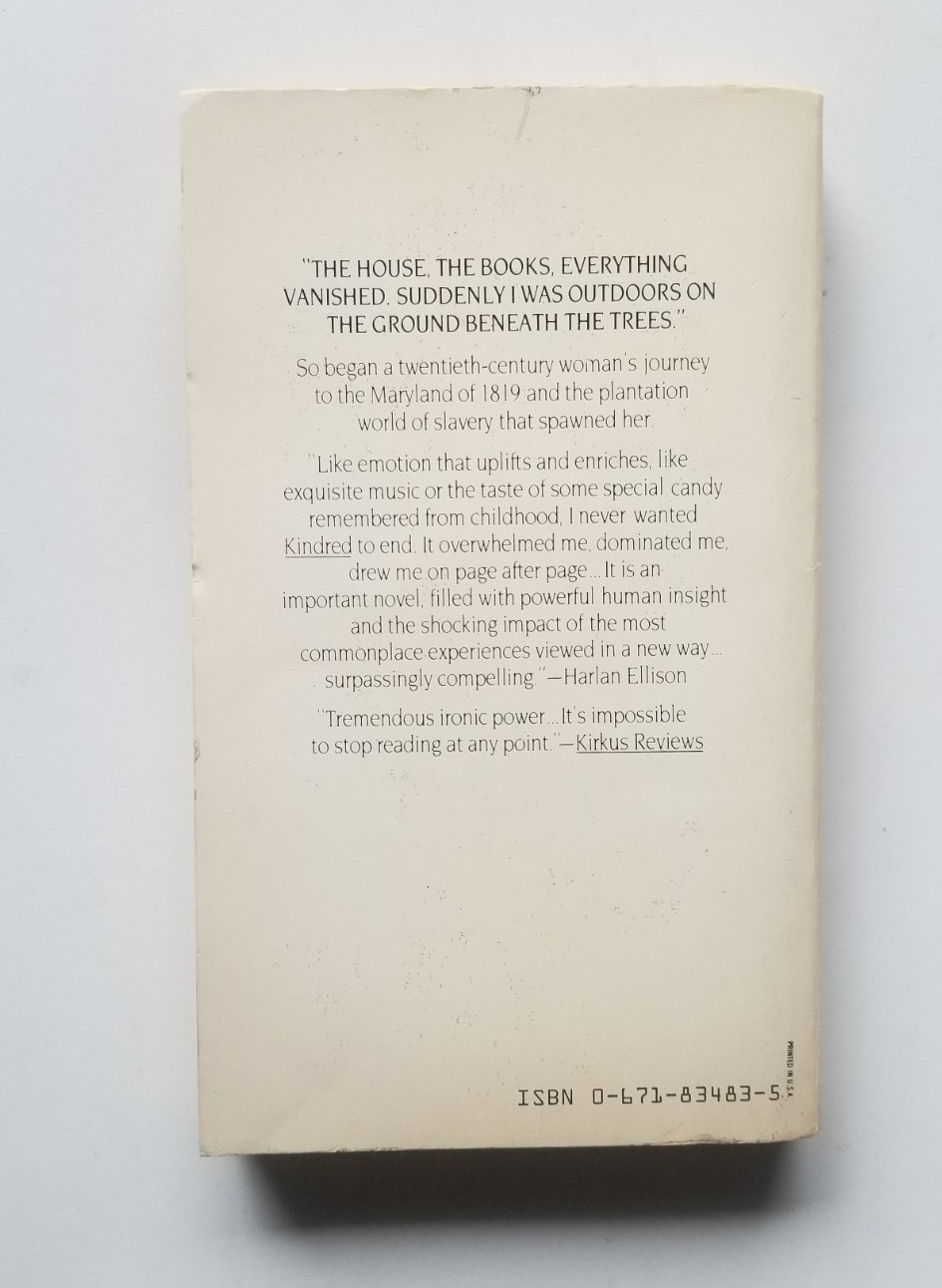 Kindred, Octavia E. Butler, Pocket PAPERBACK 1981 1st Printing